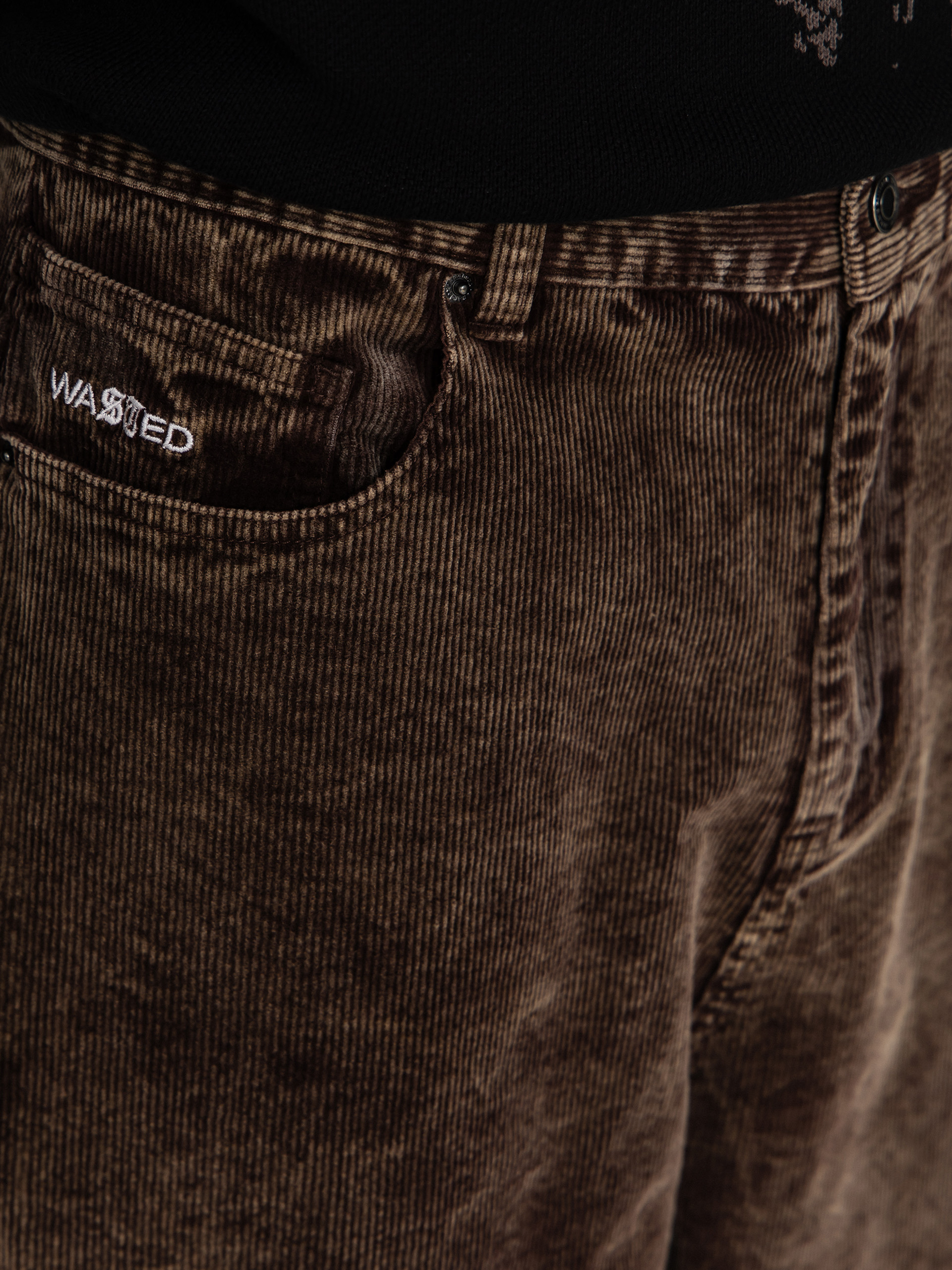 Штани Wasted Paris Faded Corduroy Casper (faded brown)