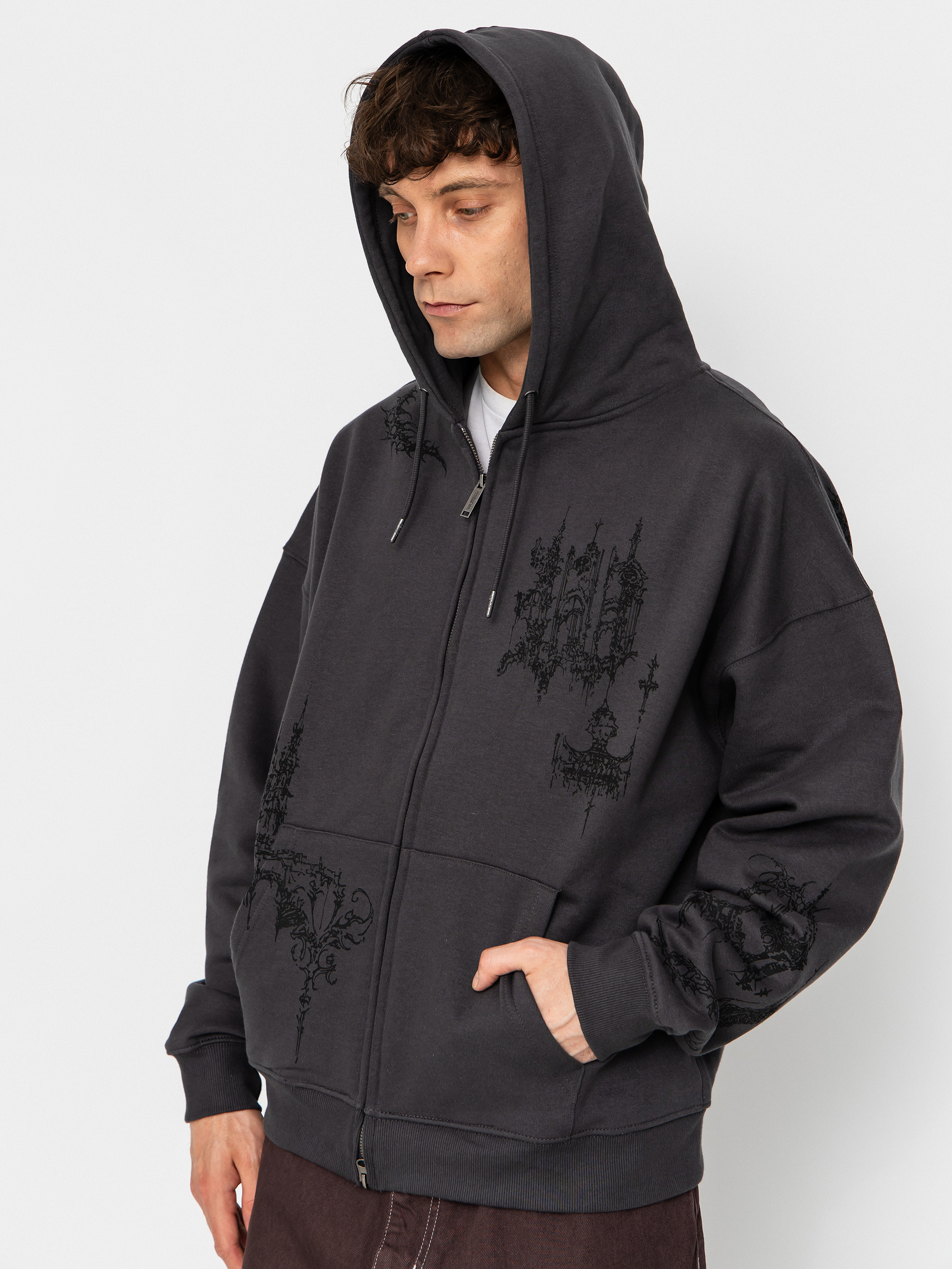 Худі Wasted Paris Stronghold Boxy ZHD (old black)