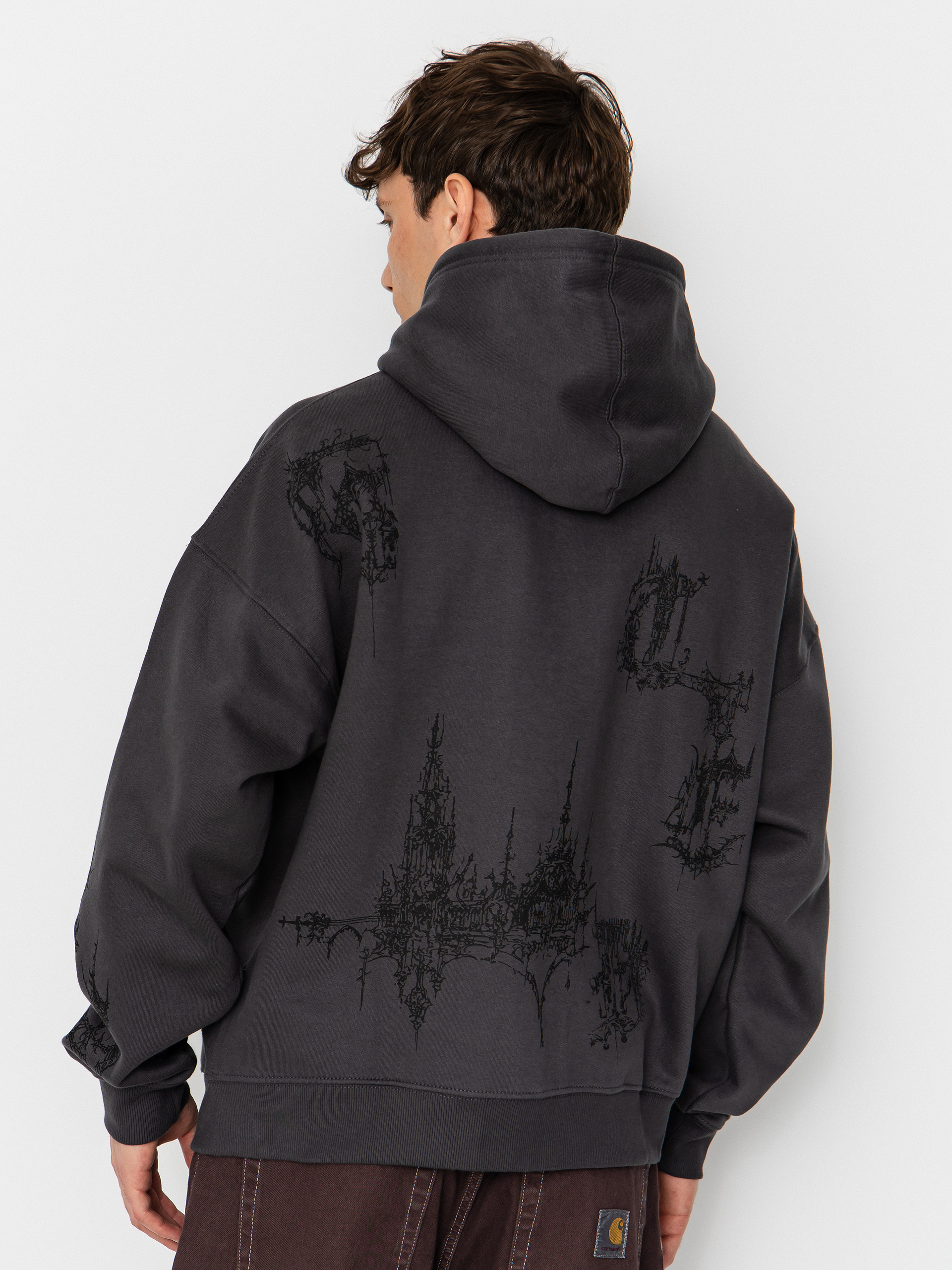 Худі Wasted Paris Stronghold Boxy ZHD (old black)
