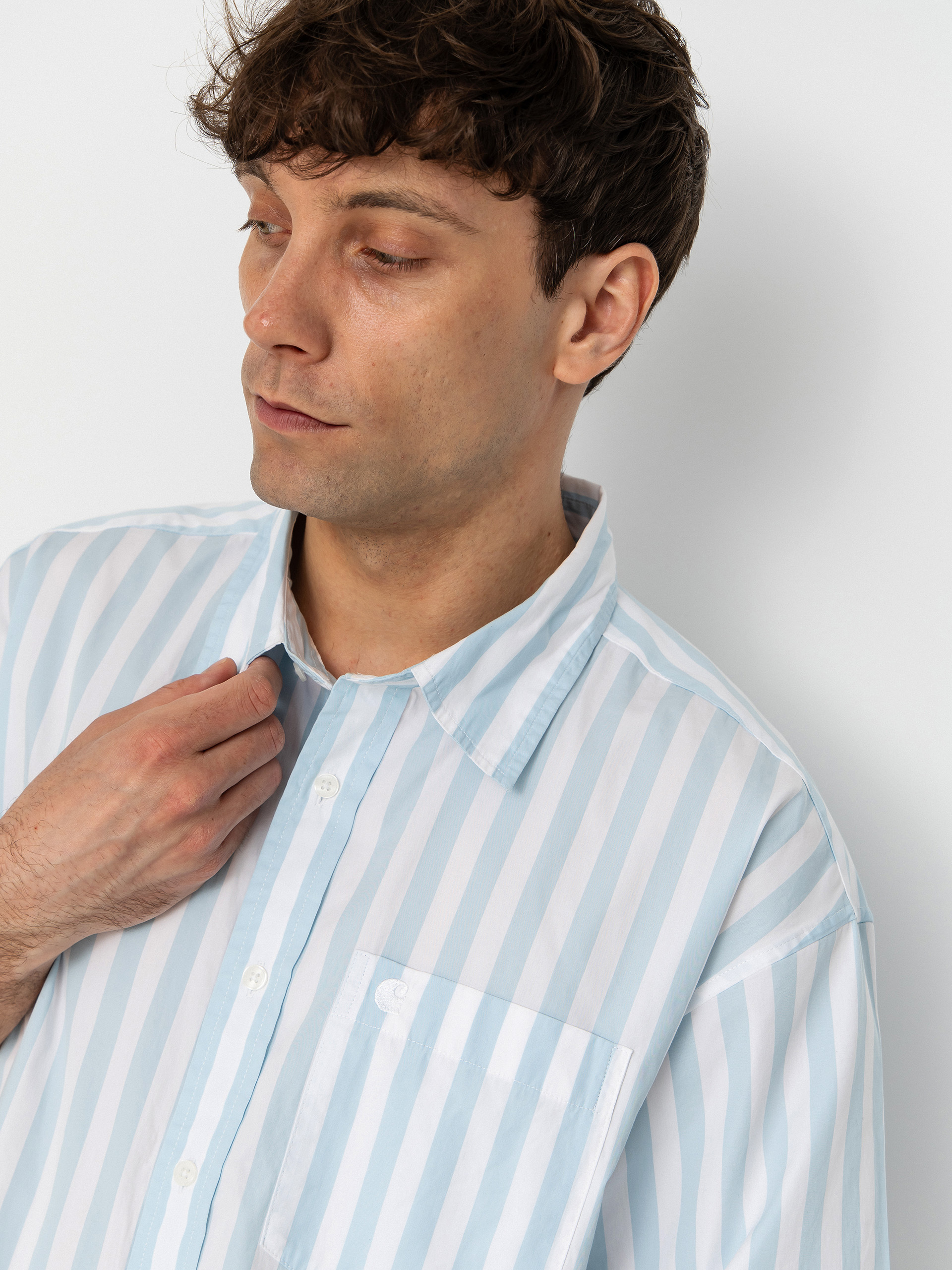 Сорочка Carhartt WIP Royce (royce stripe/icaria/white)