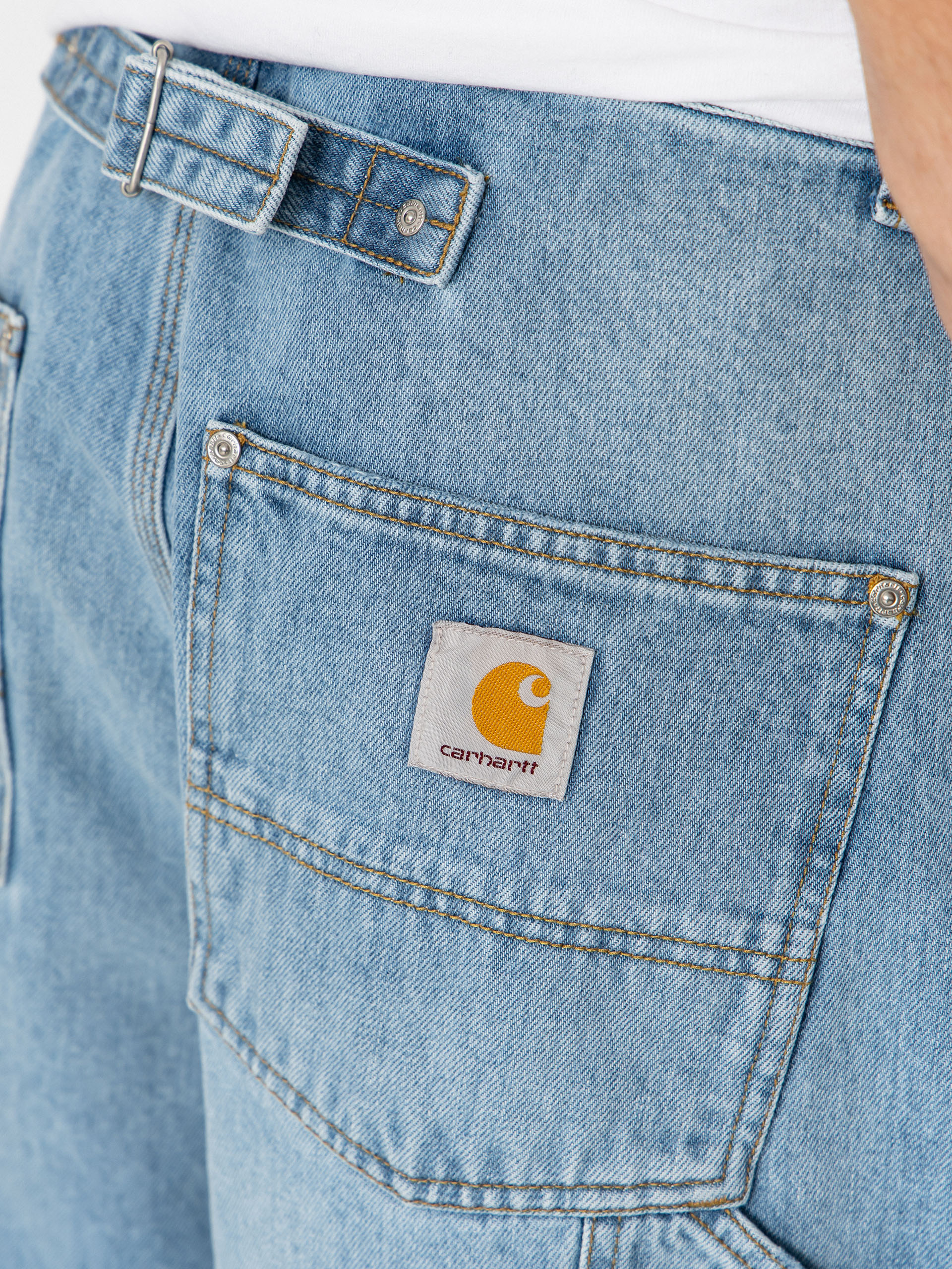 Штани Carhartt WIP Belmont (blue heavy worn bleached)