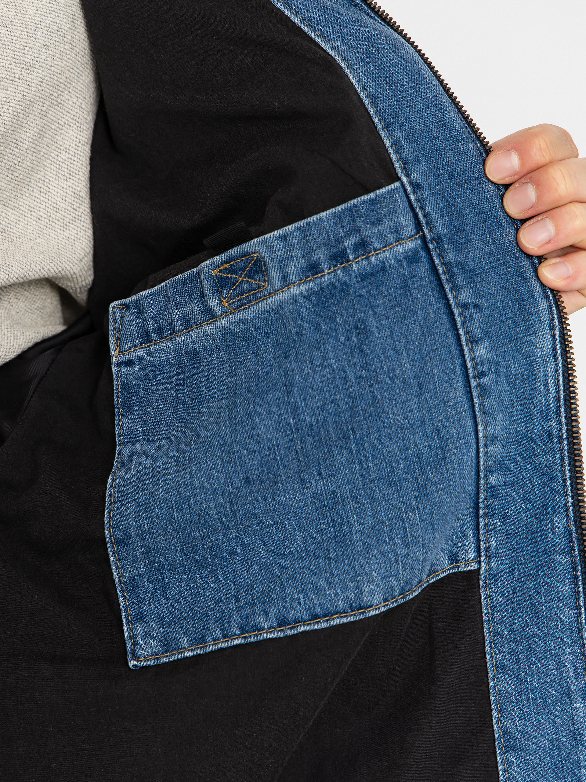 Куртка Carhartt WIP OG Detroit (blue/dusty h brown)