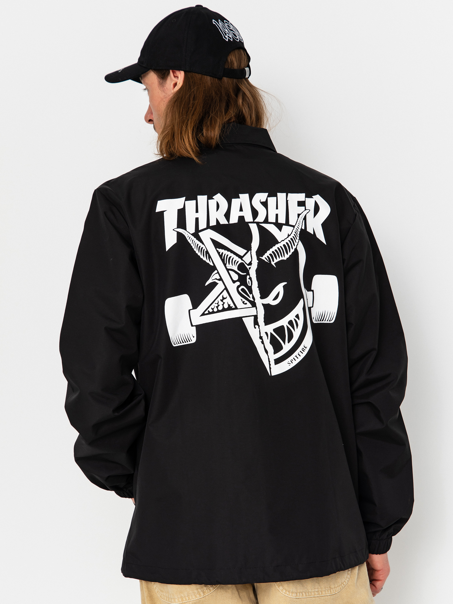 Куртка Thrasher x Spitfire Thrash & Burn (black)