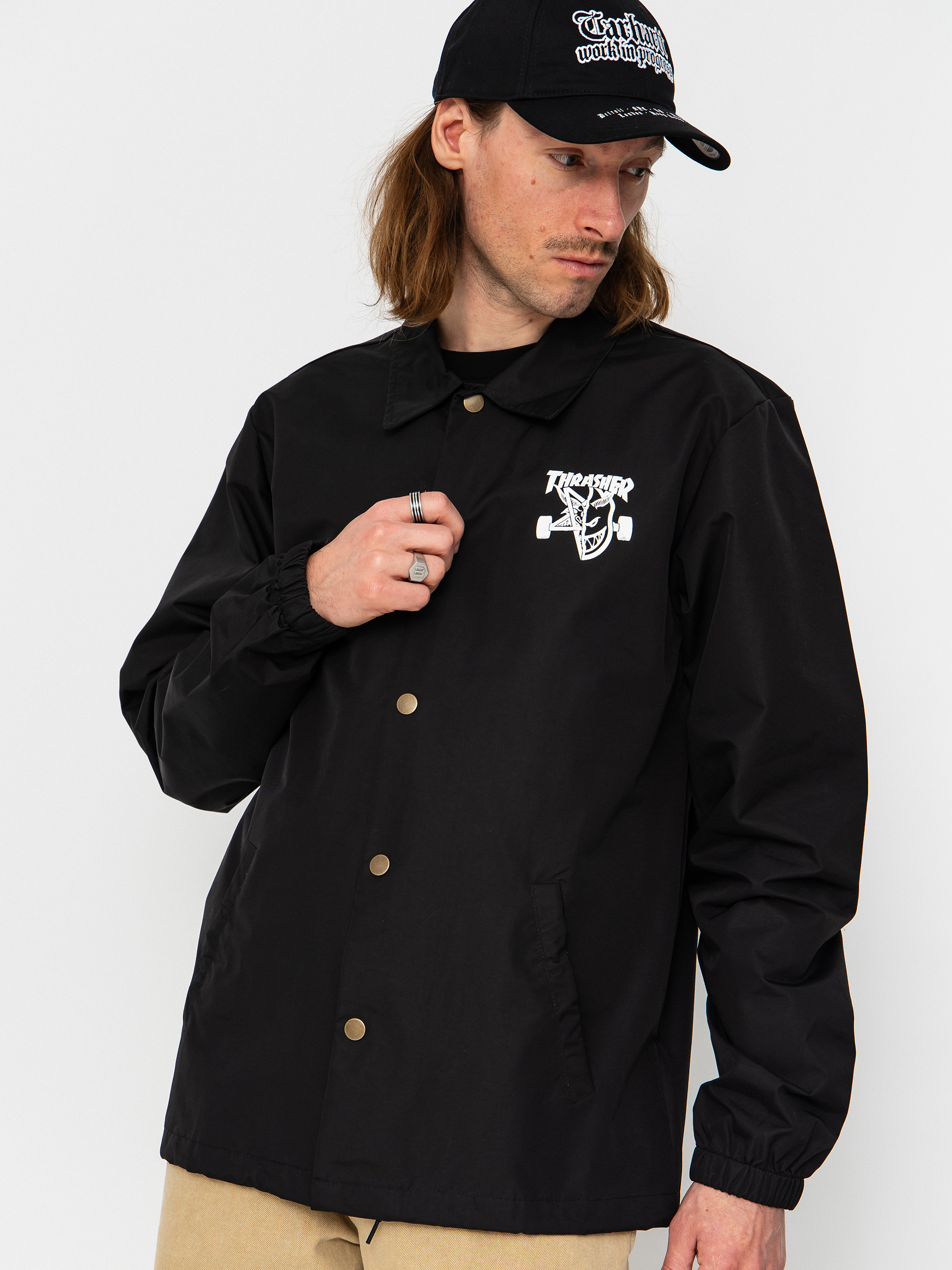 Куртка Thrasher x Spitfire Thrash & Burn (black)
