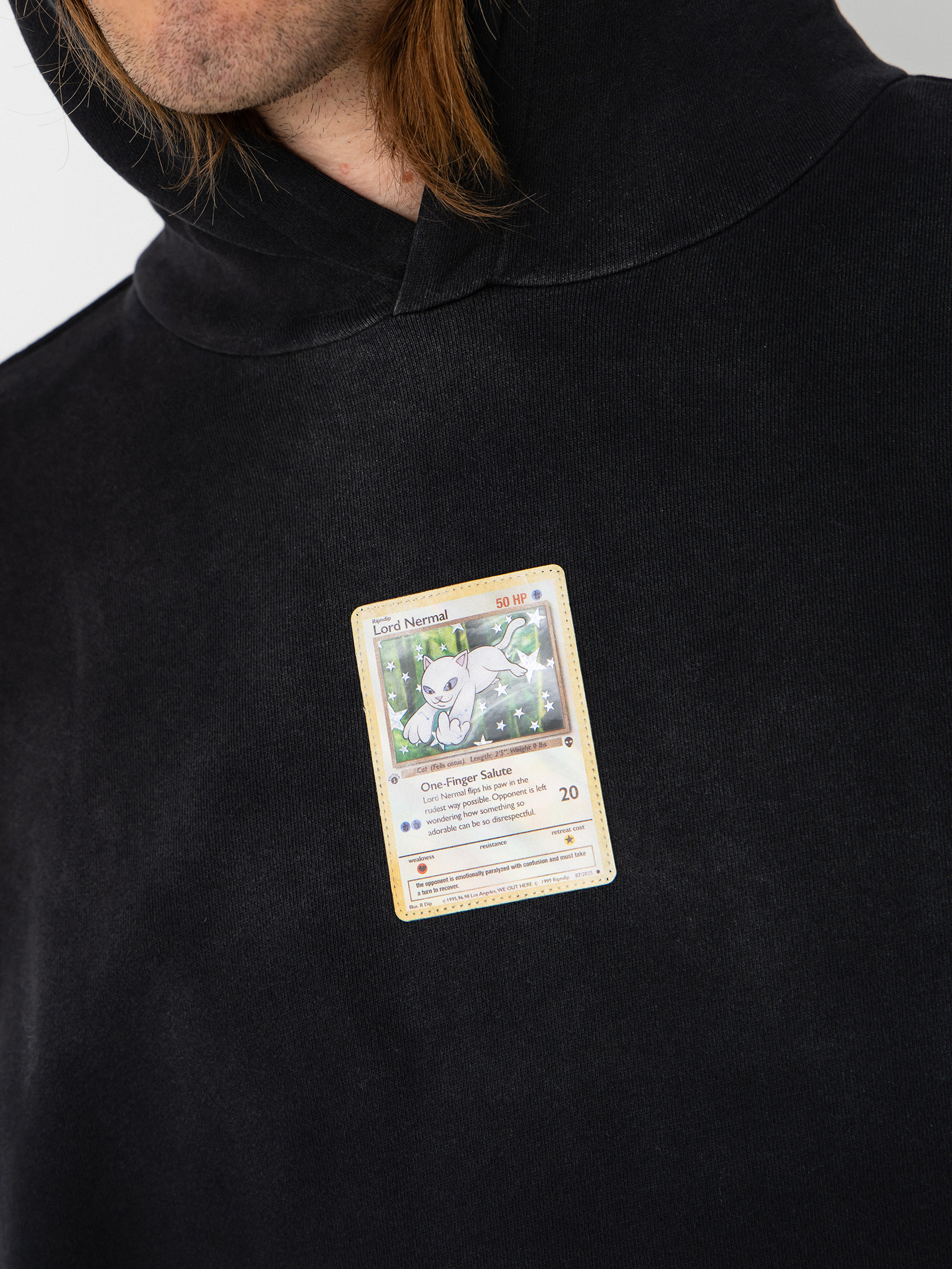 Худі RipNDip Legendary Nerm HD (black vintage wash)
