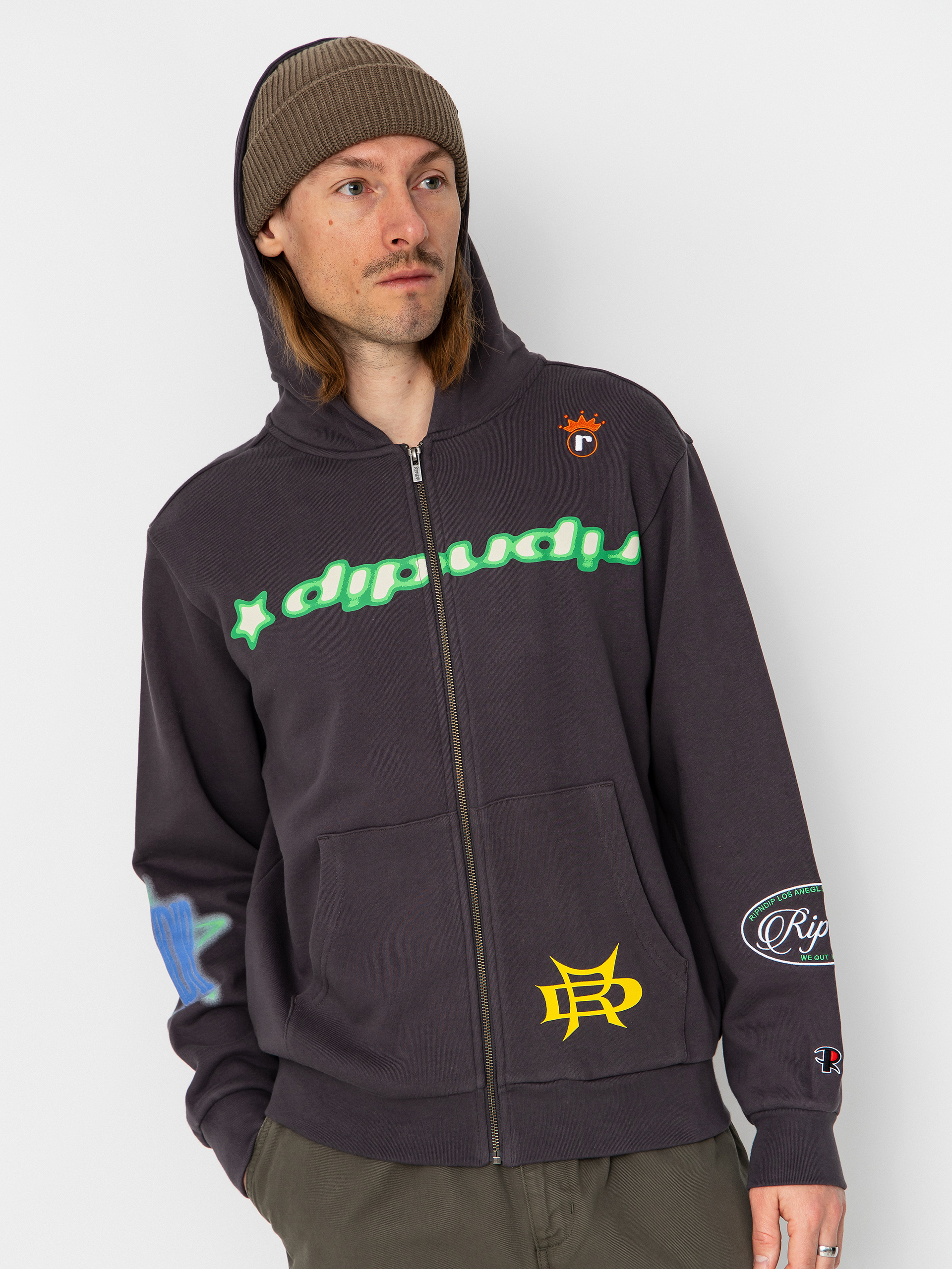 Худі RipNDip Allure Zip HD (black)