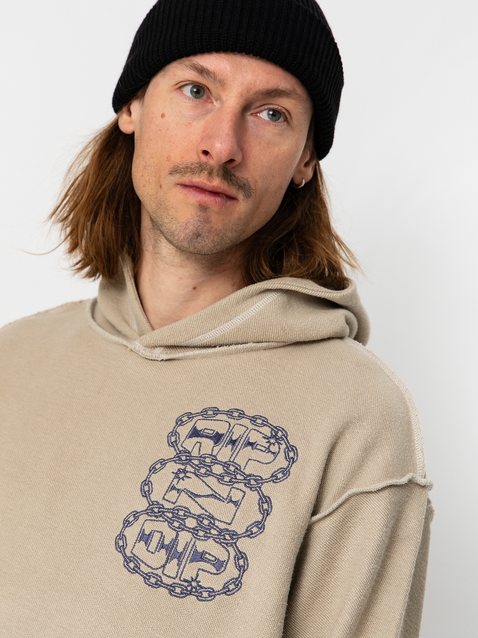 Худі RipNDip Linked Up Reverse Stitched HD (khaki)