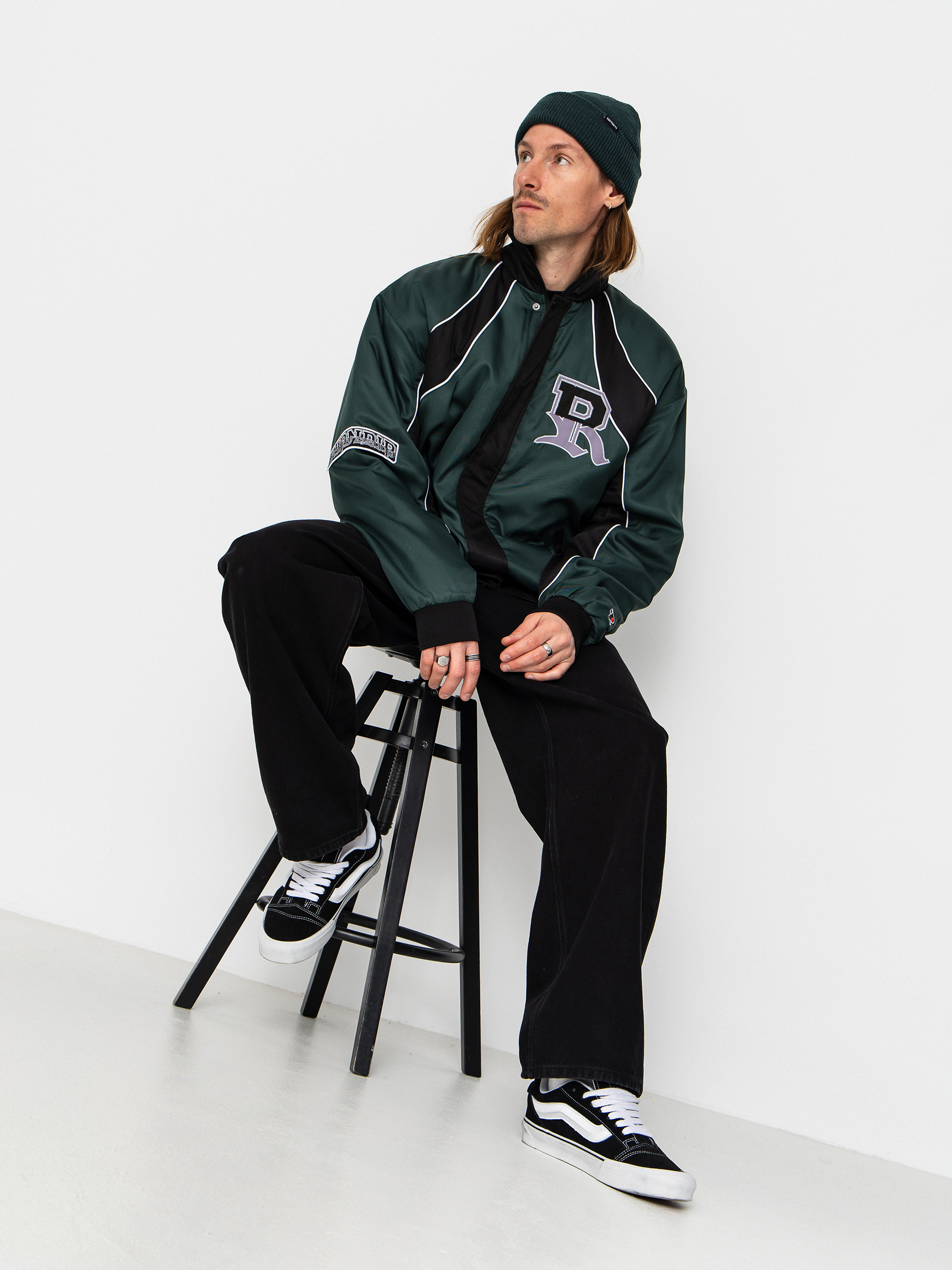 Куртка RipNDip Ripndip Athletics Race (sand/charcoal)