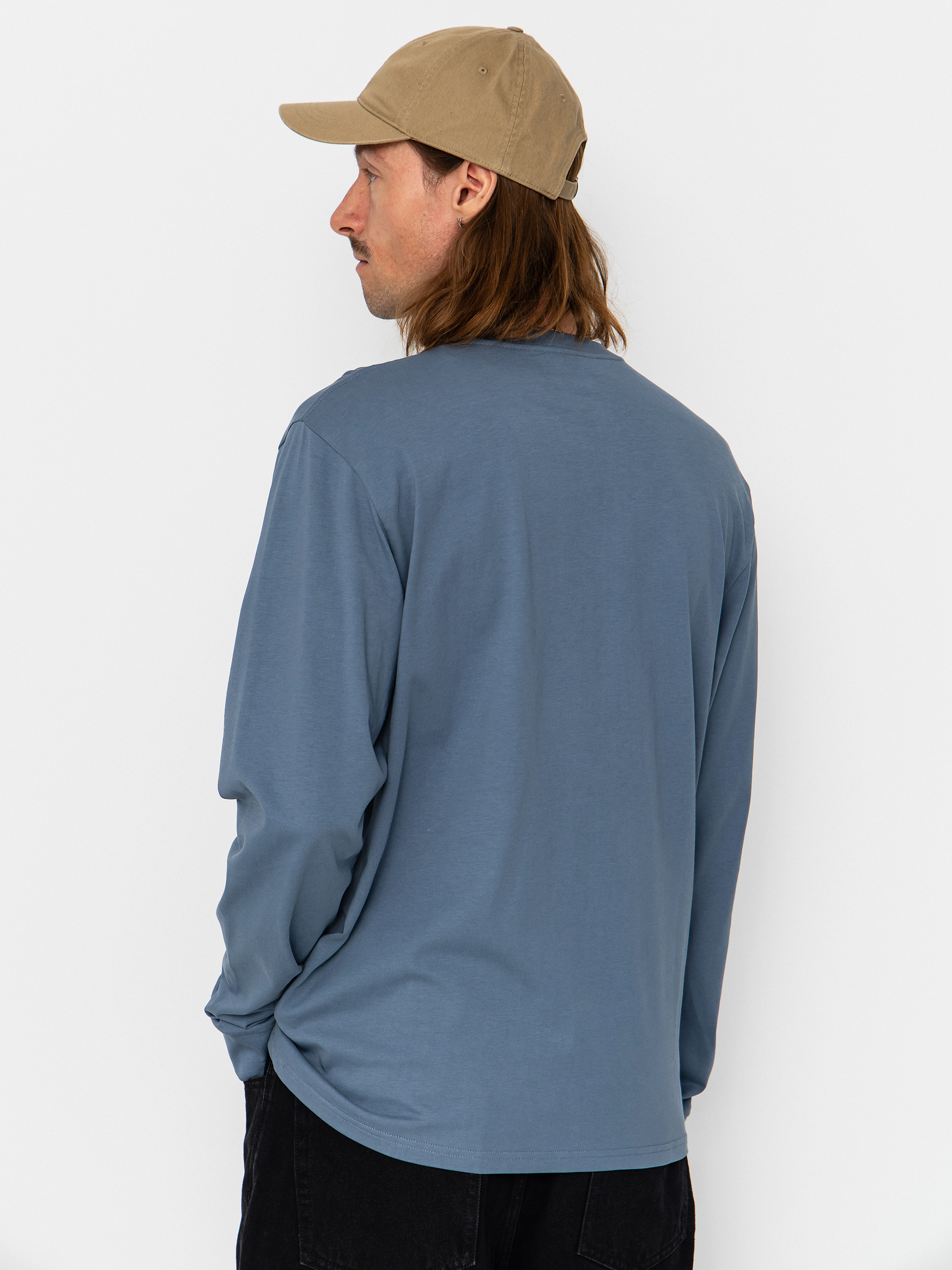 Лонгслів Carhartt WIP Pocket (velvet blue)