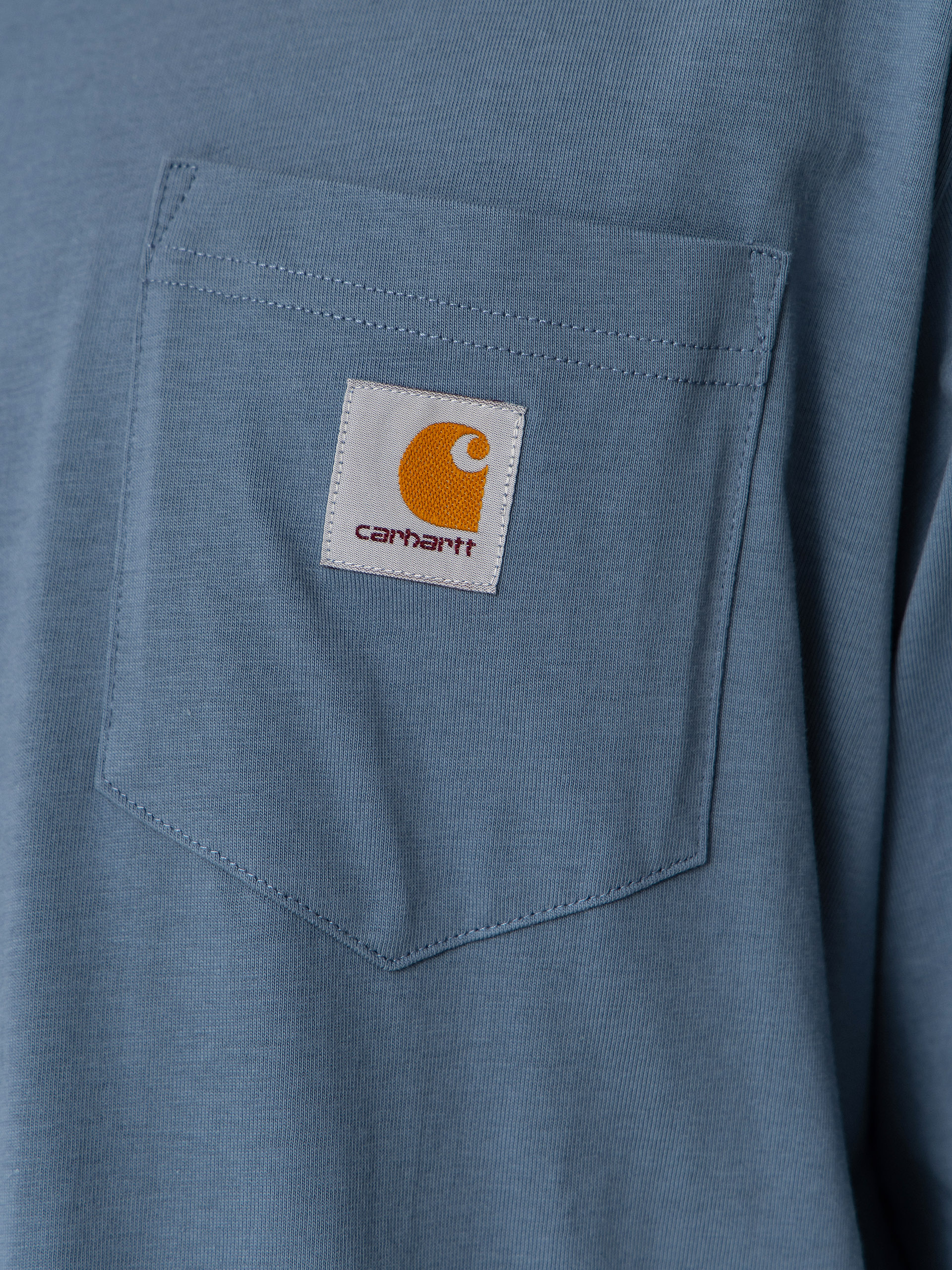 Лонгслів Carhartt WIP Pocket (velvet blue)