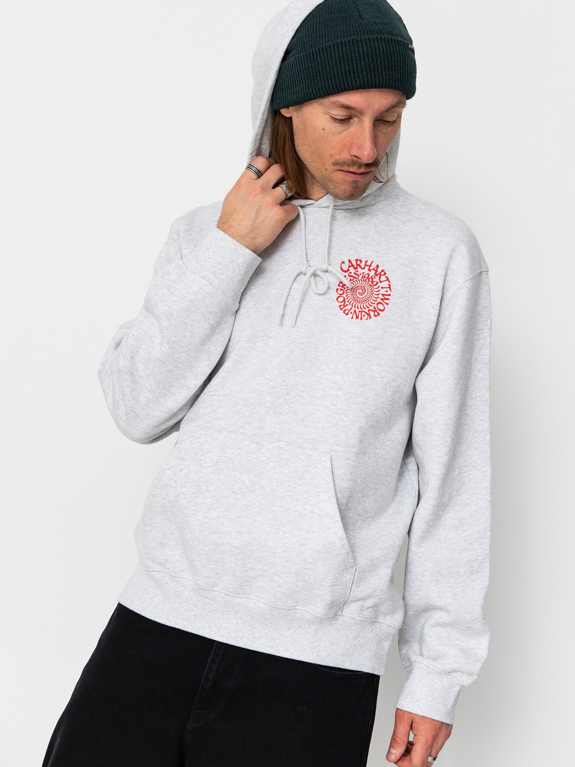 Худі Carhartt WIP Spiral HD (ash heather)