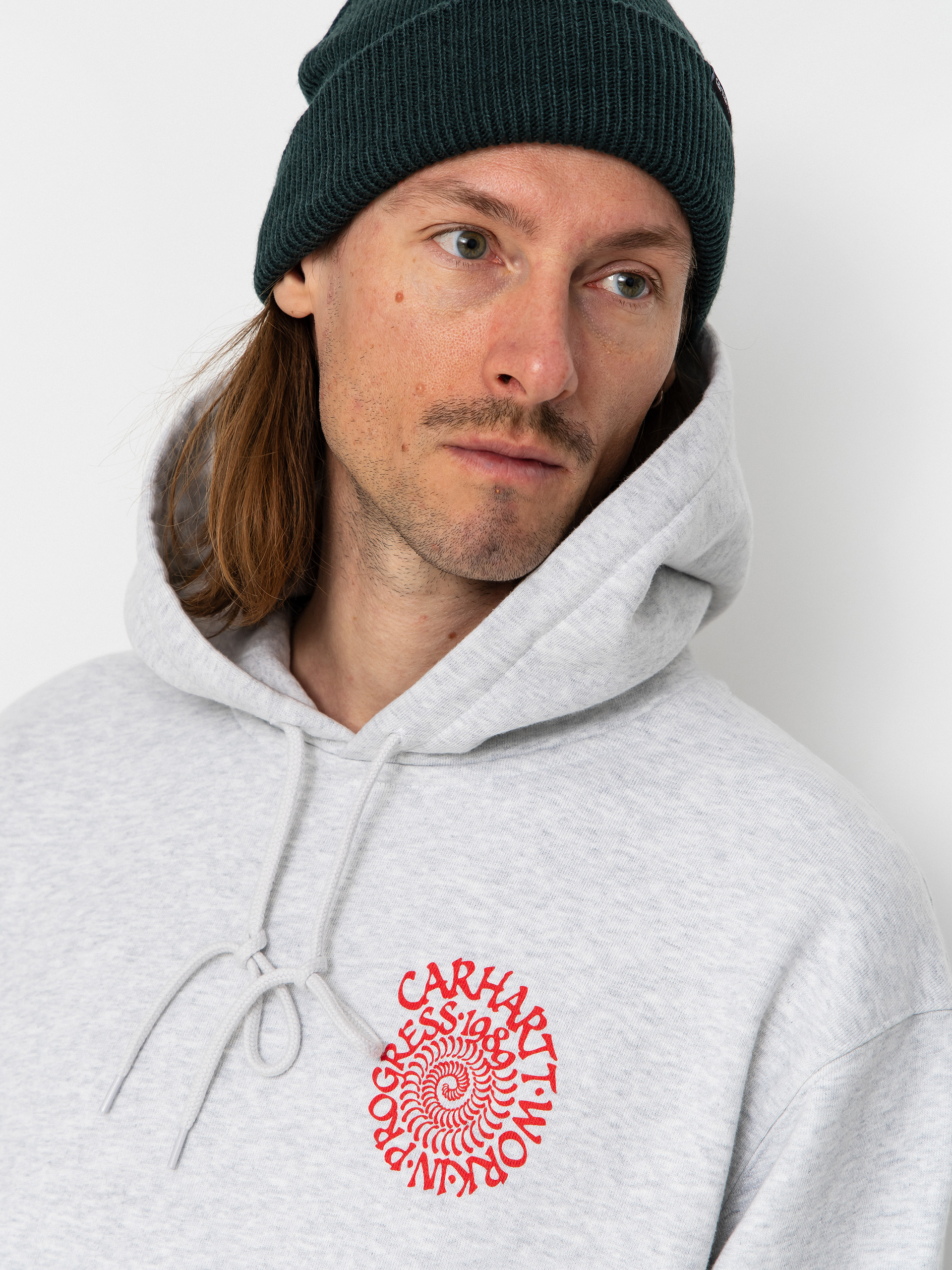 Худі Carhartt WIP Spiral HD (ash heather)