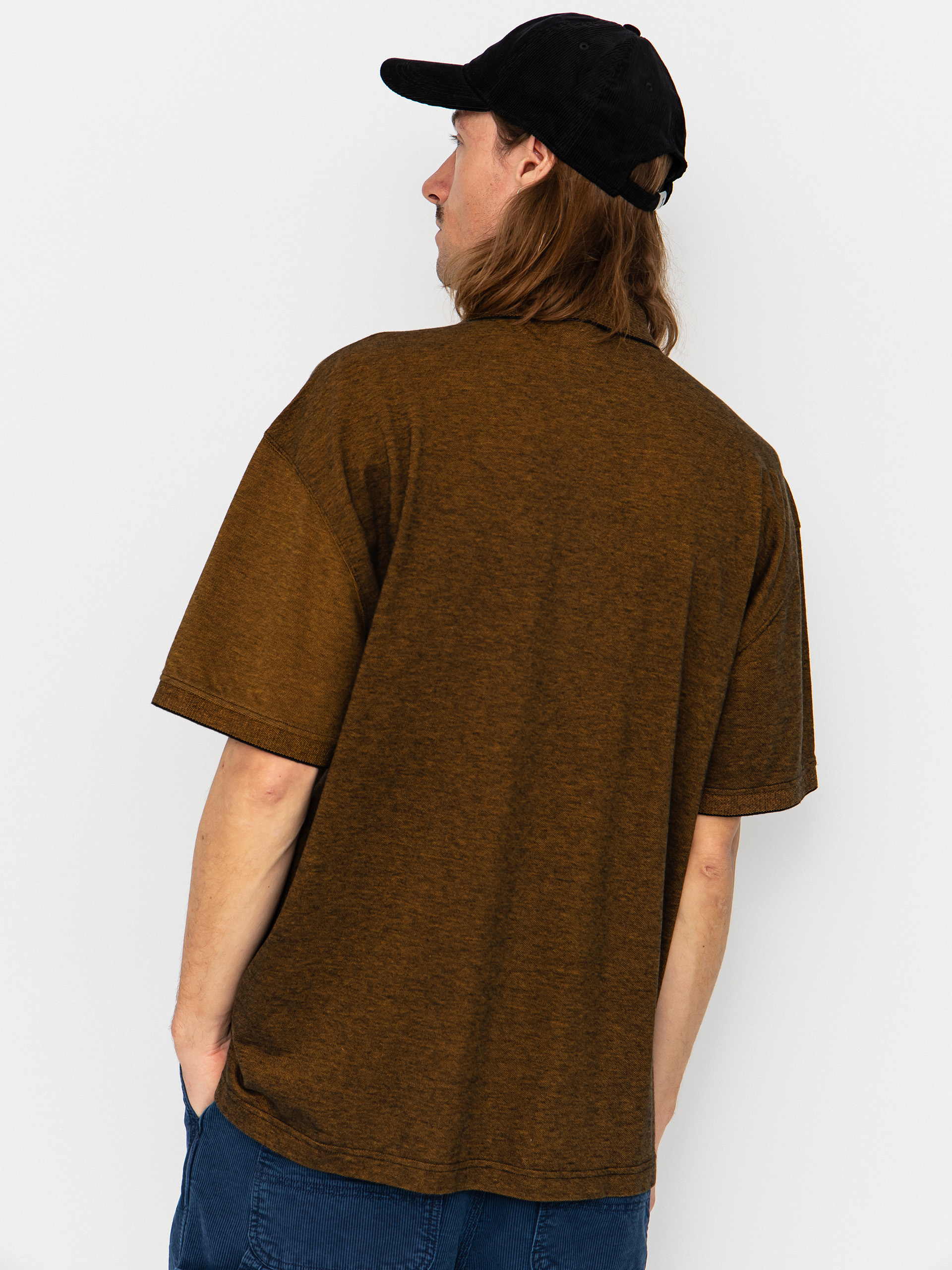 Поло Polar Skate Surf Pique (black/caramel)