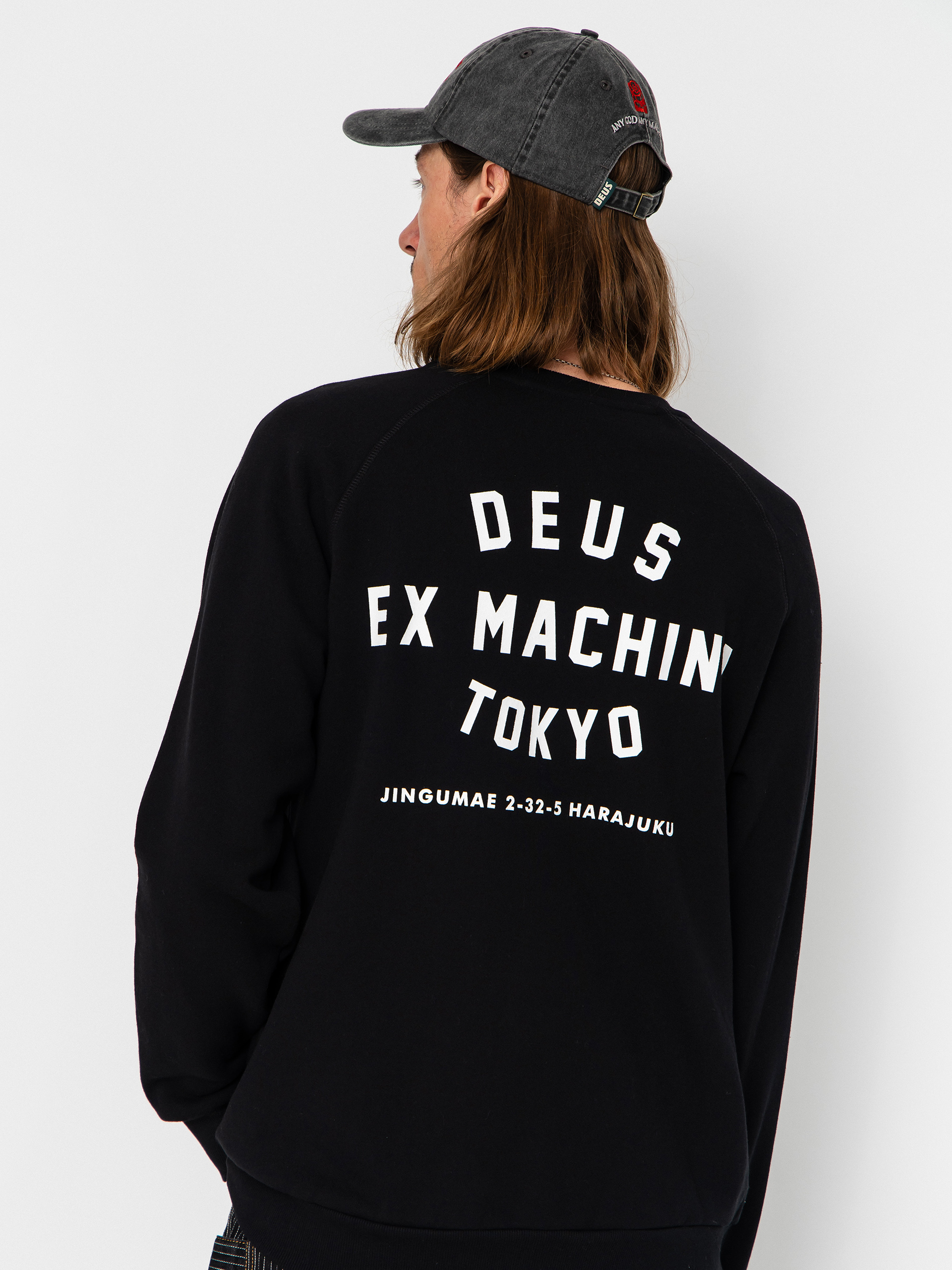 u0421u0432u0456u0442u0448u043eu0442 Deus Ex Machina Harajuku Address Crew (black)
