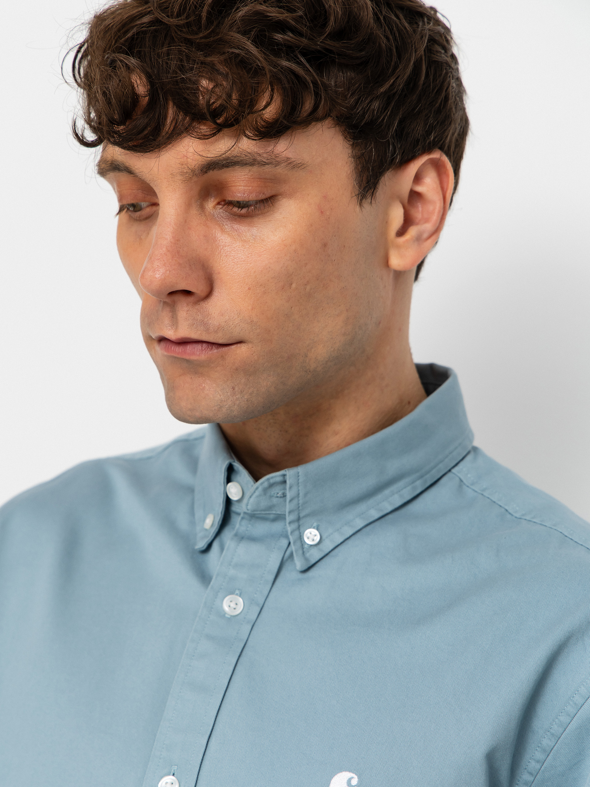 Сорочка Carhartt WIP Madison (tourmaline/white)
