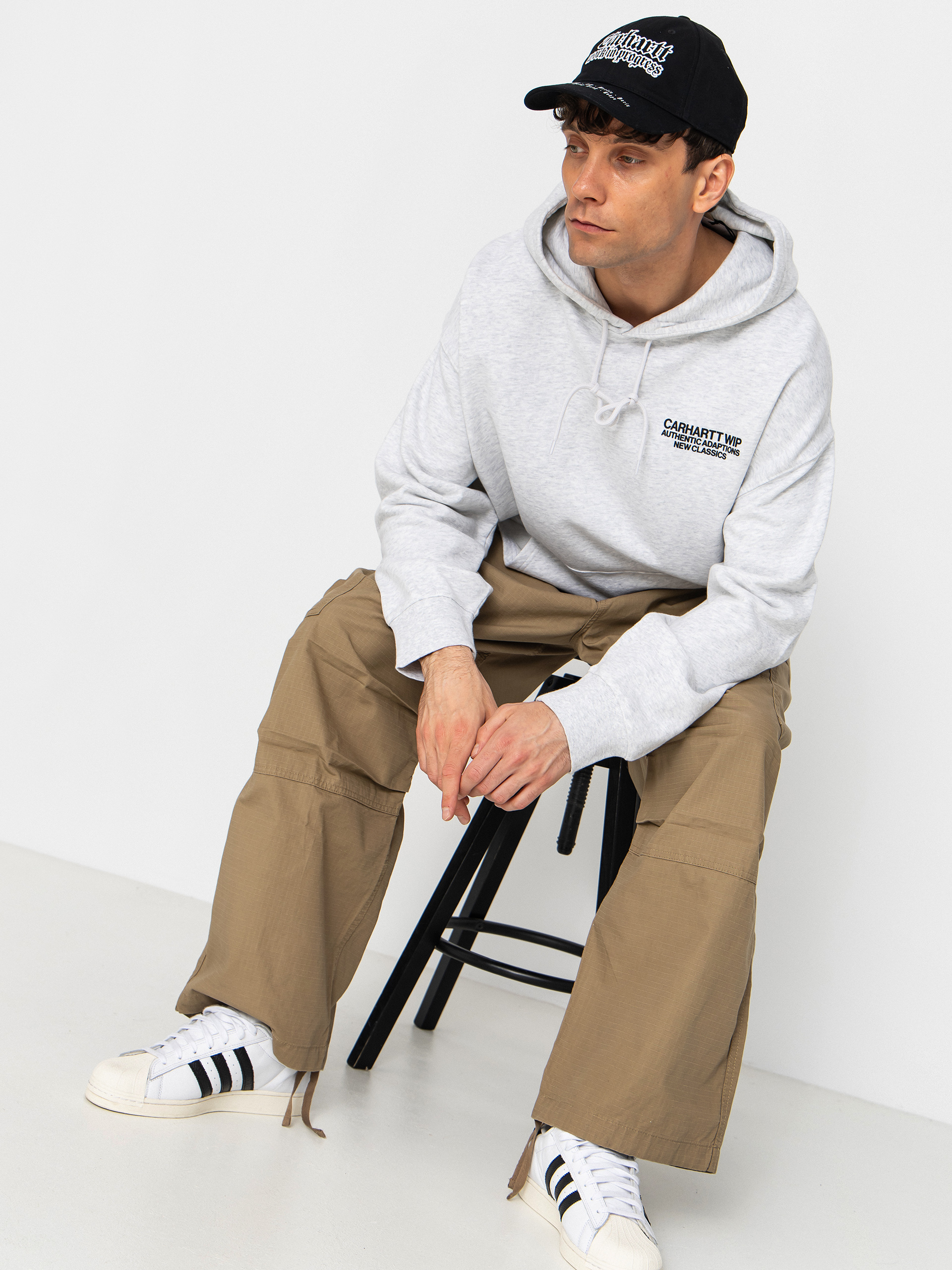 Худі Carhartt WIP Sean Hamilton HD (ash heather)