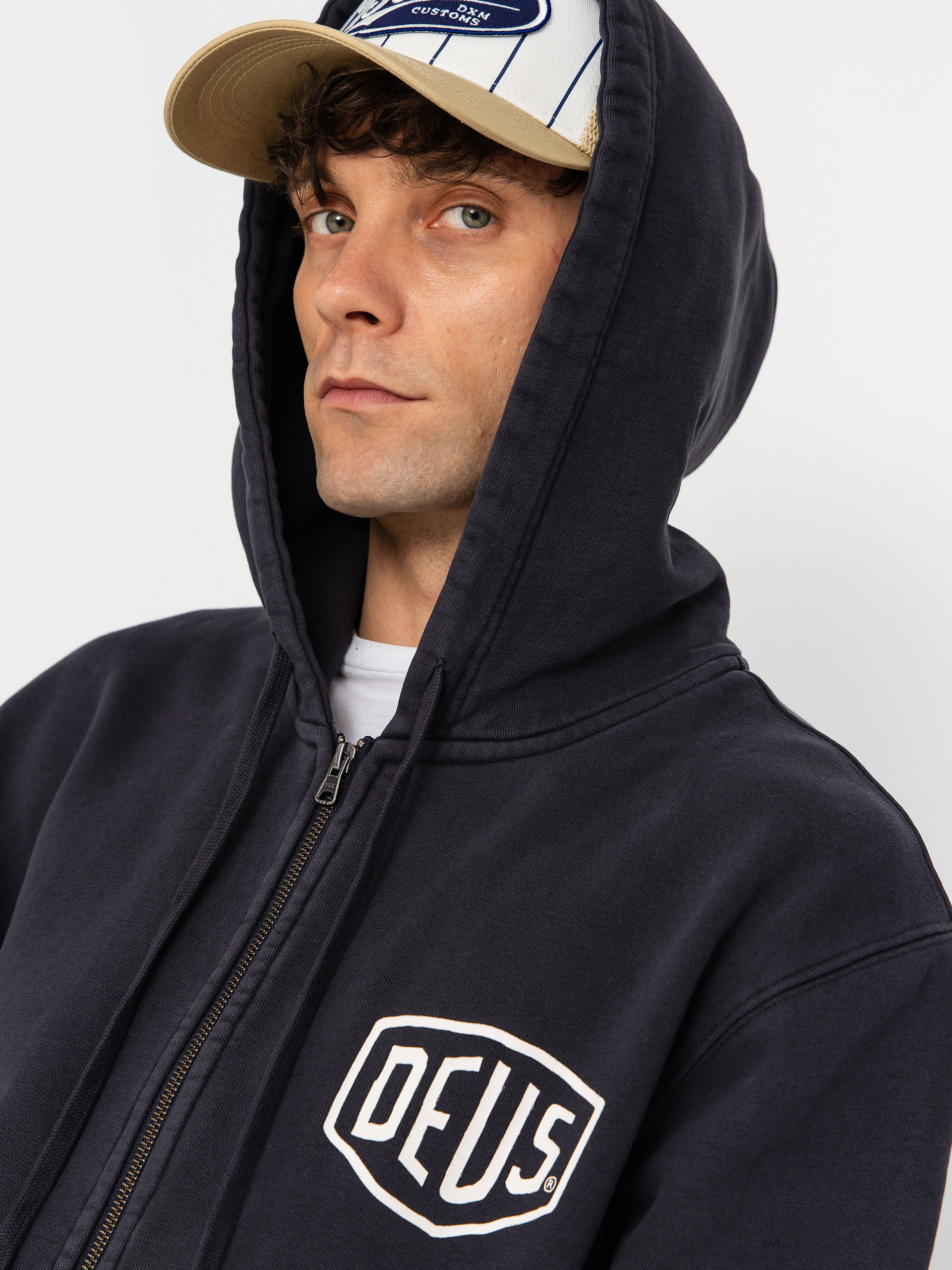 Худі Deus Ex Machina Shield Garment Dyed ZHD (black)