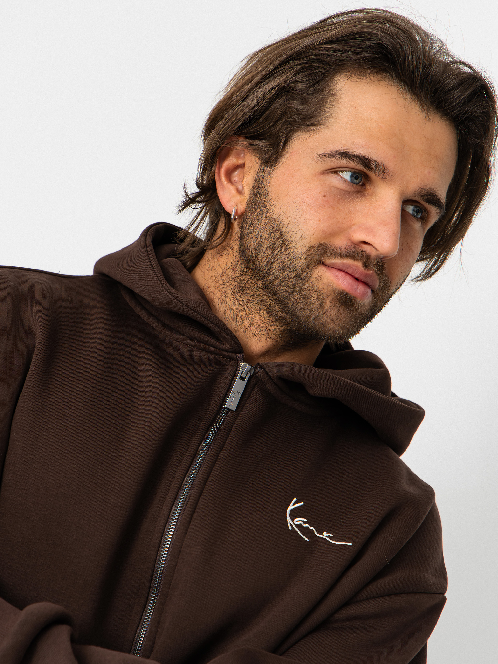 Худі Karl Kani Small Signature Essential ZHD (brown)
