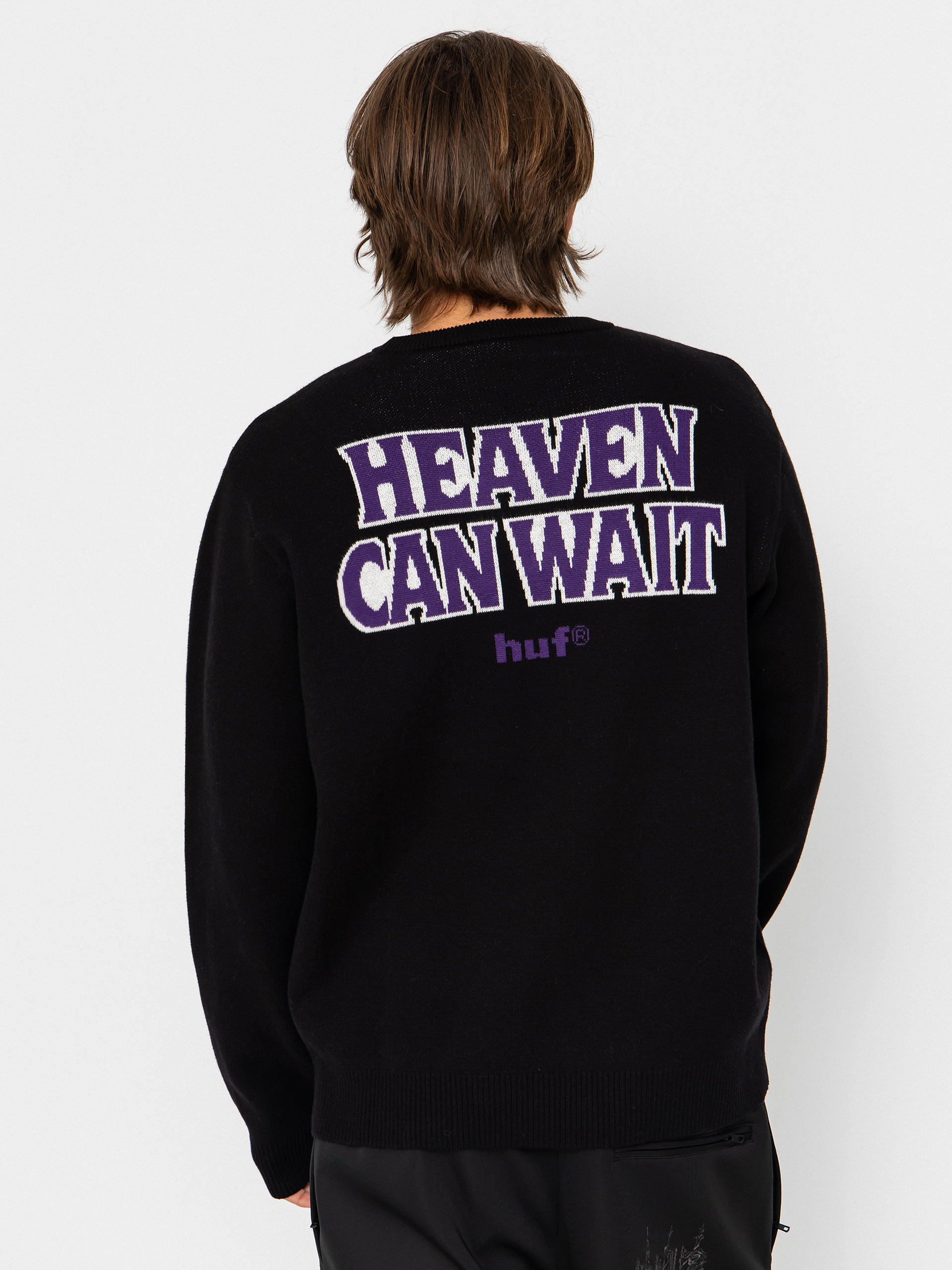 Светр HUF Heaven Can Wait (black)