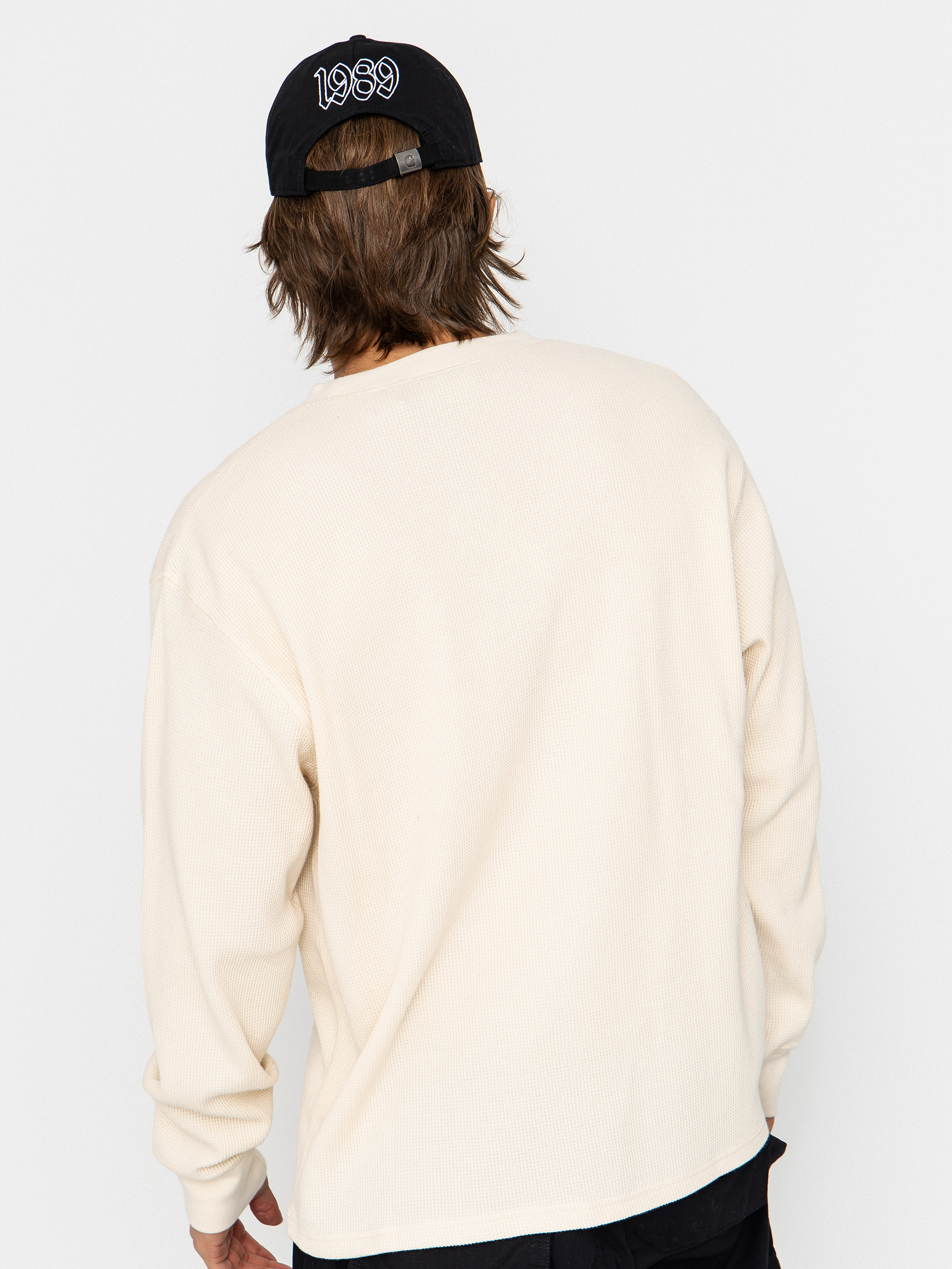 Лонгслів Carhartt WIP Eightynine Waffle (natural/black)