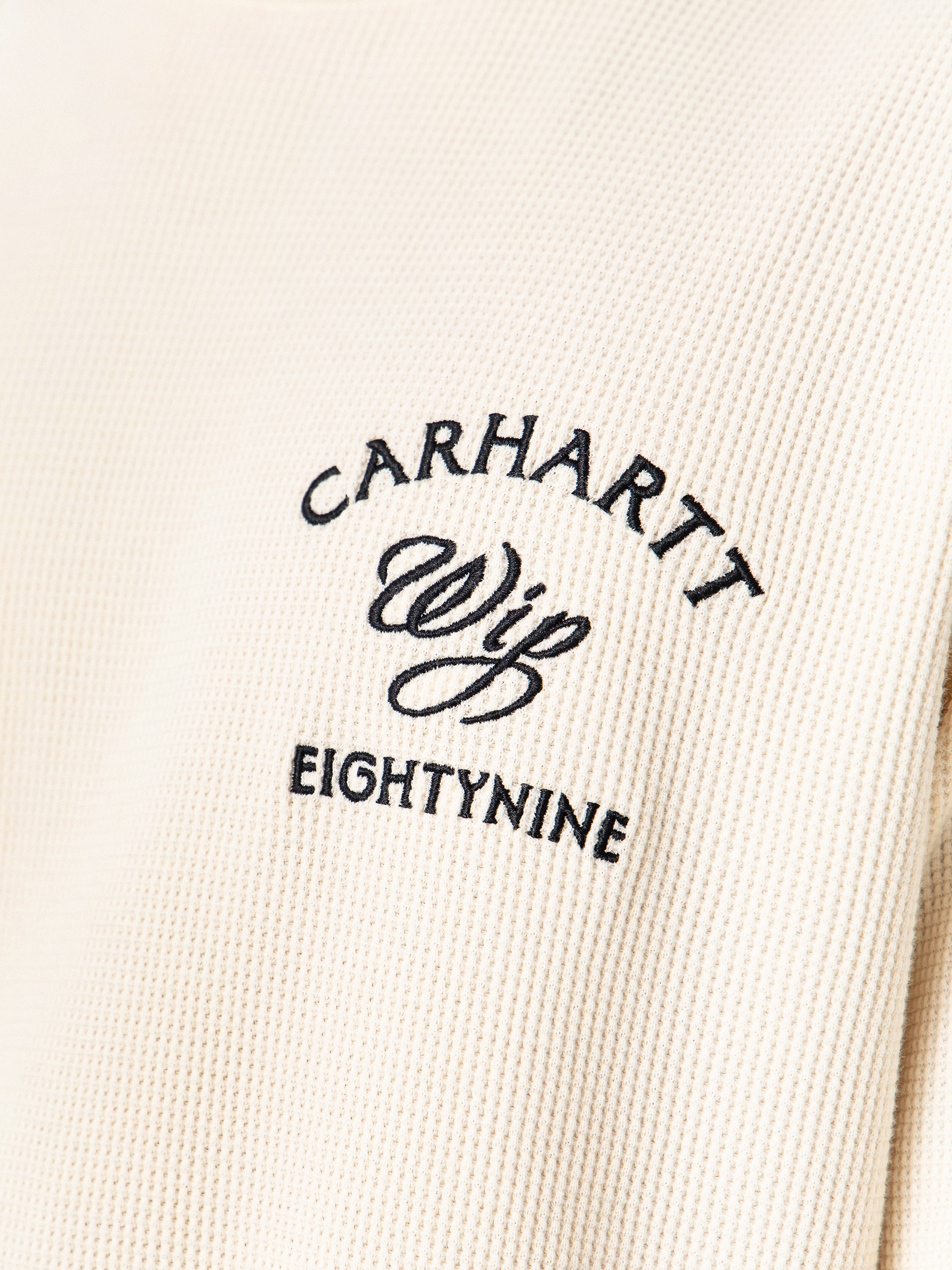 Лонгслів Carhartt WIP Eightynine Waffle (natural/black)