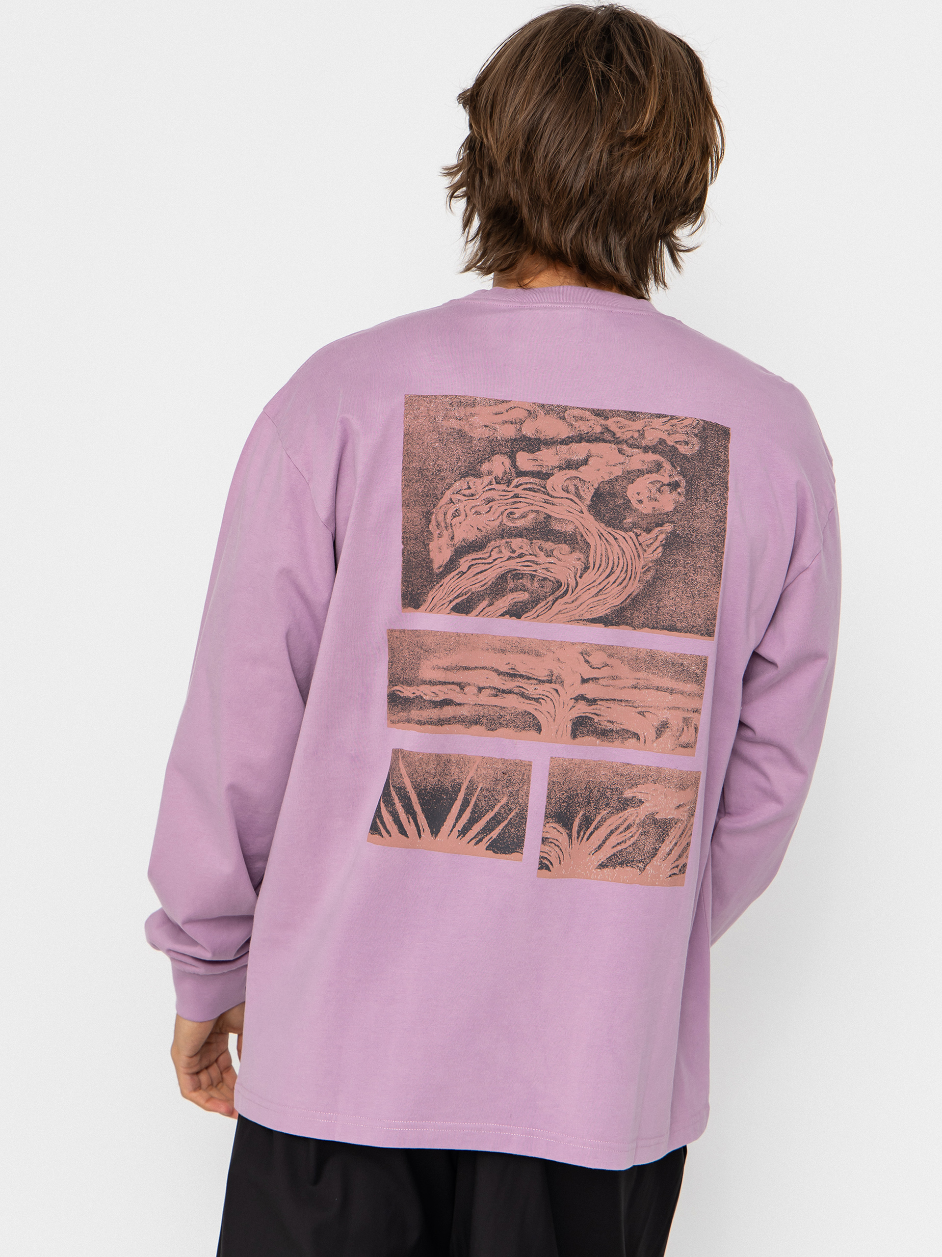 Лонгслів Carhartt WIP Emerge (gentle purple)