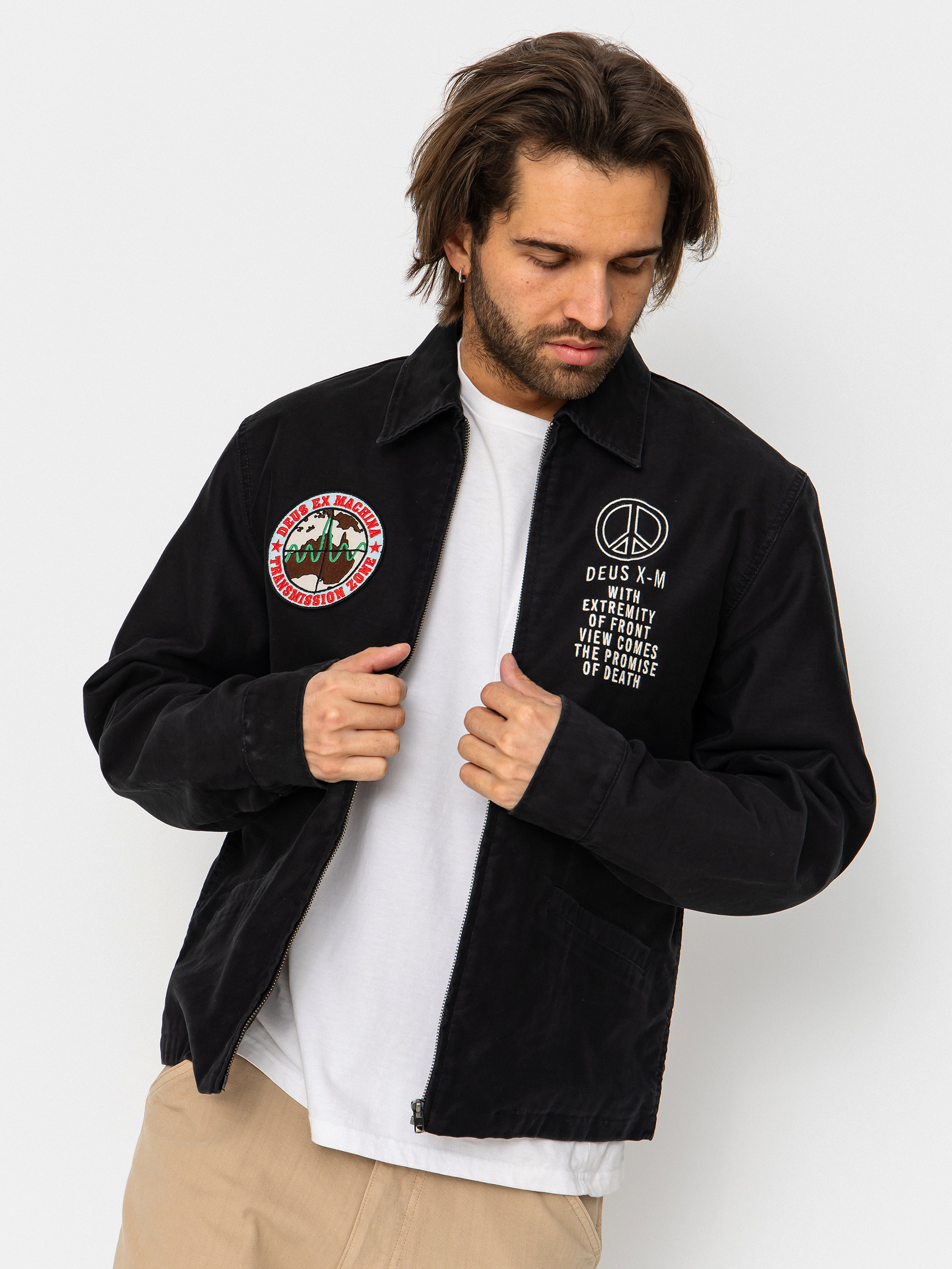 Куртка Deus Ex Machina Fugazi Souvenir (black)