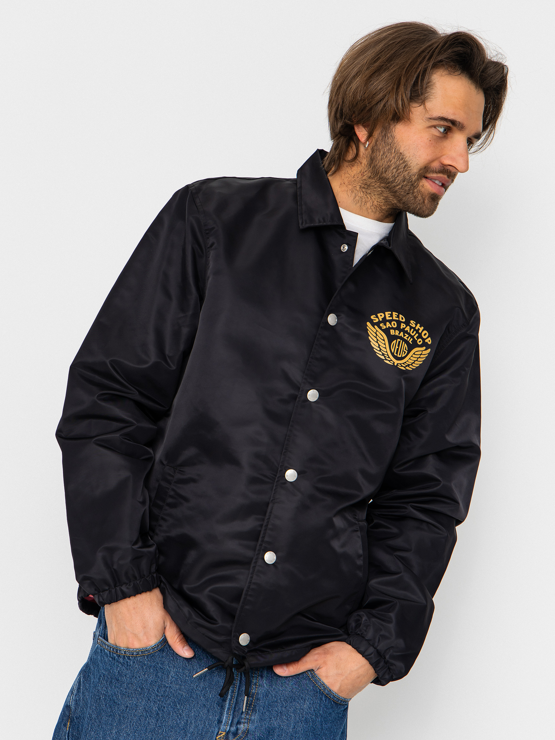 Куртка Deus Ex Machina Munificence Nylon Coach (black)