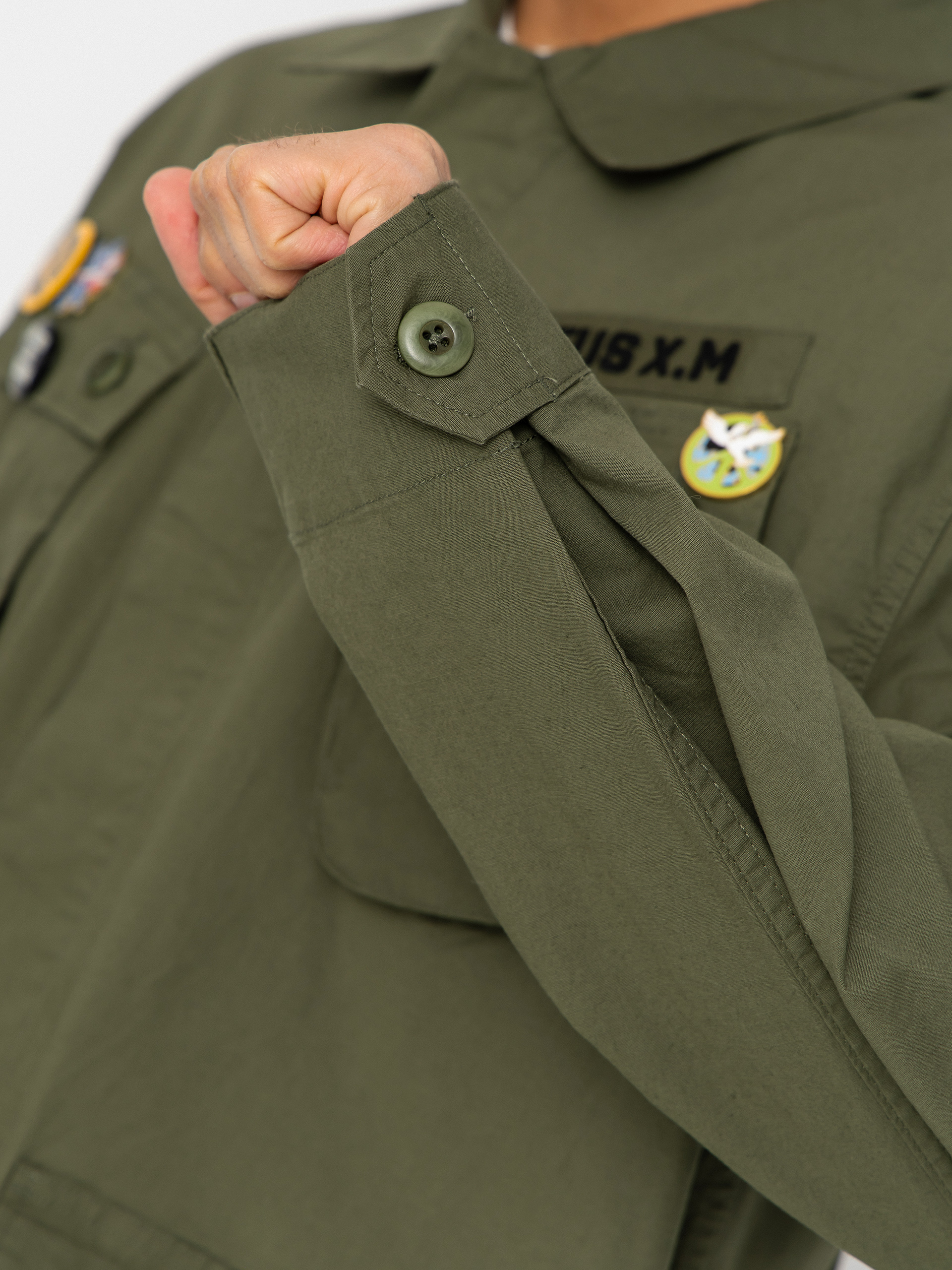 Сорочка Deus Ex Machina Power Overshirt (pine green)
