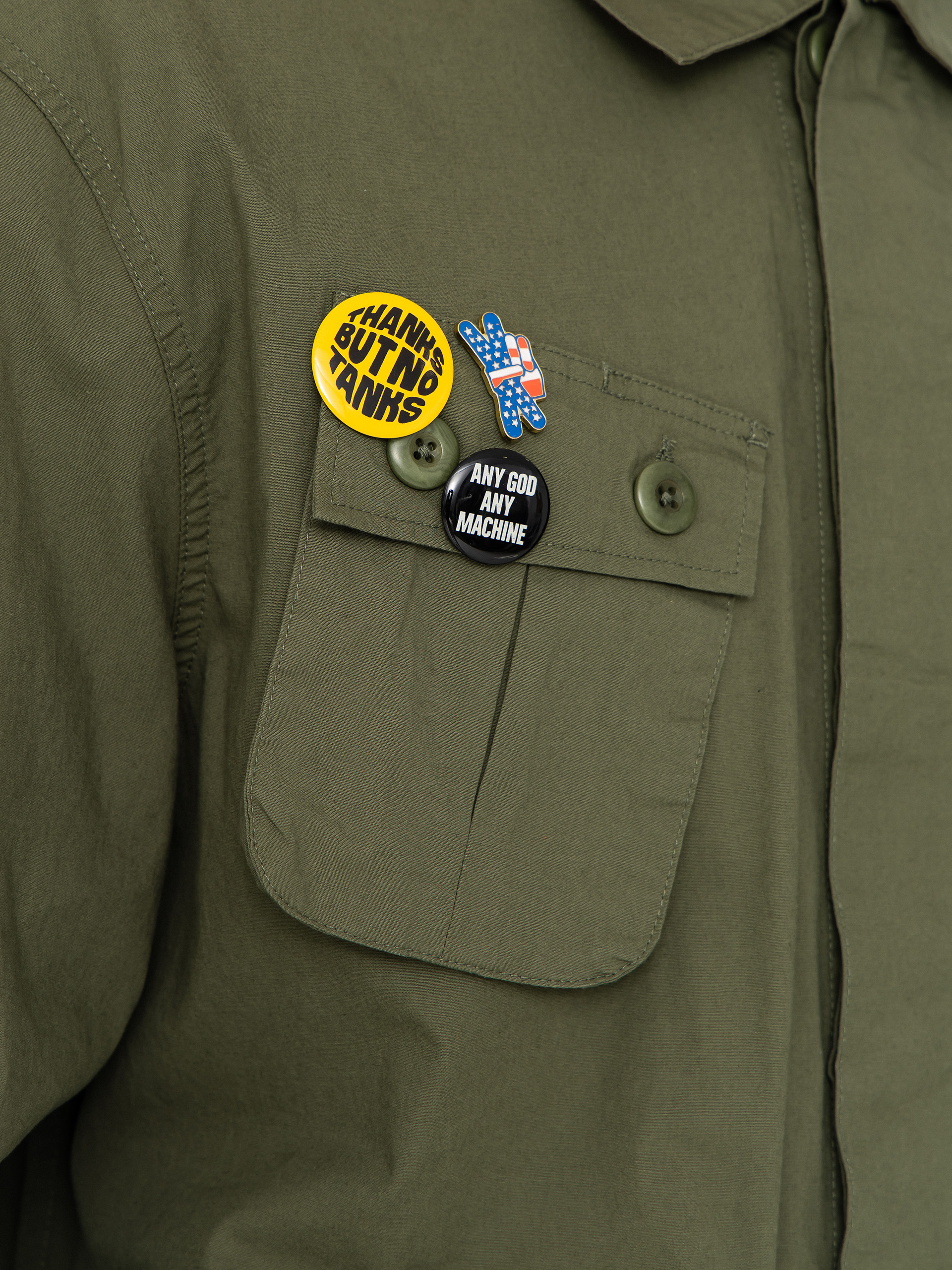Сорочка Deus Ex Machina Power Overshirt (pine green)
