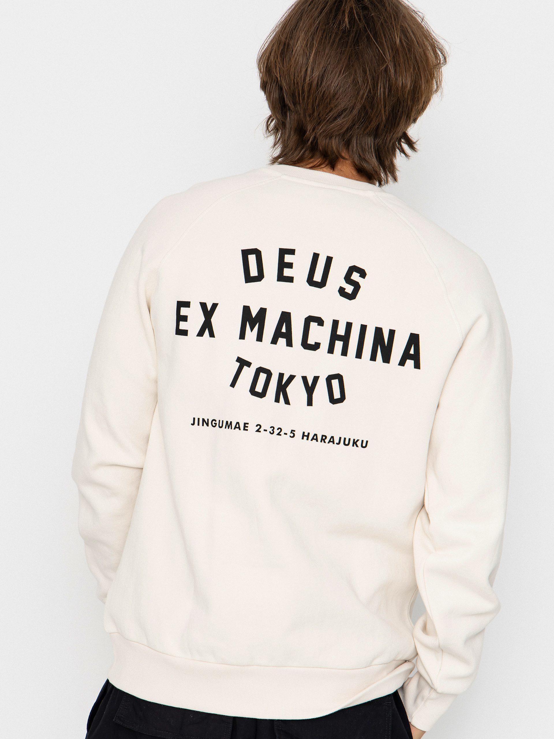 u0421u0432u0456u0442u0448u043eu0442 Deus Ex Machina Harajuku Address Crew (dirty white)
