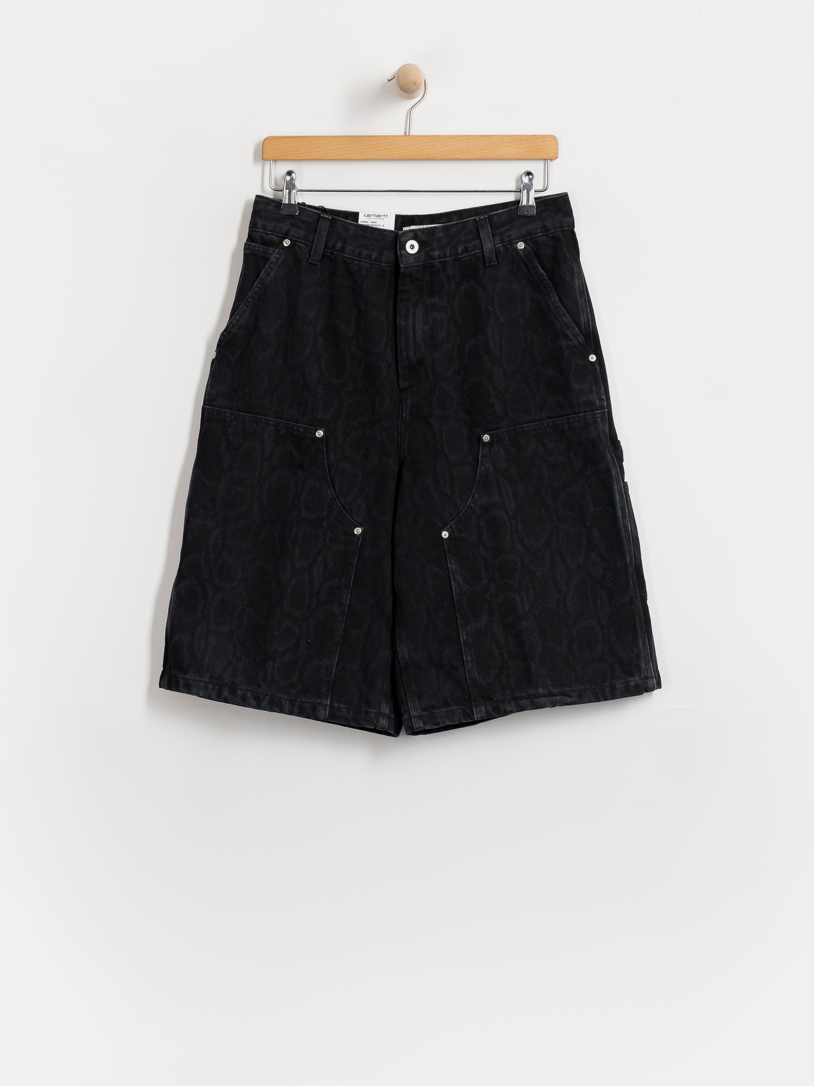 Шорти Carhartt WIP Snake Nixon Double Knee Wmn (snake camo/black)