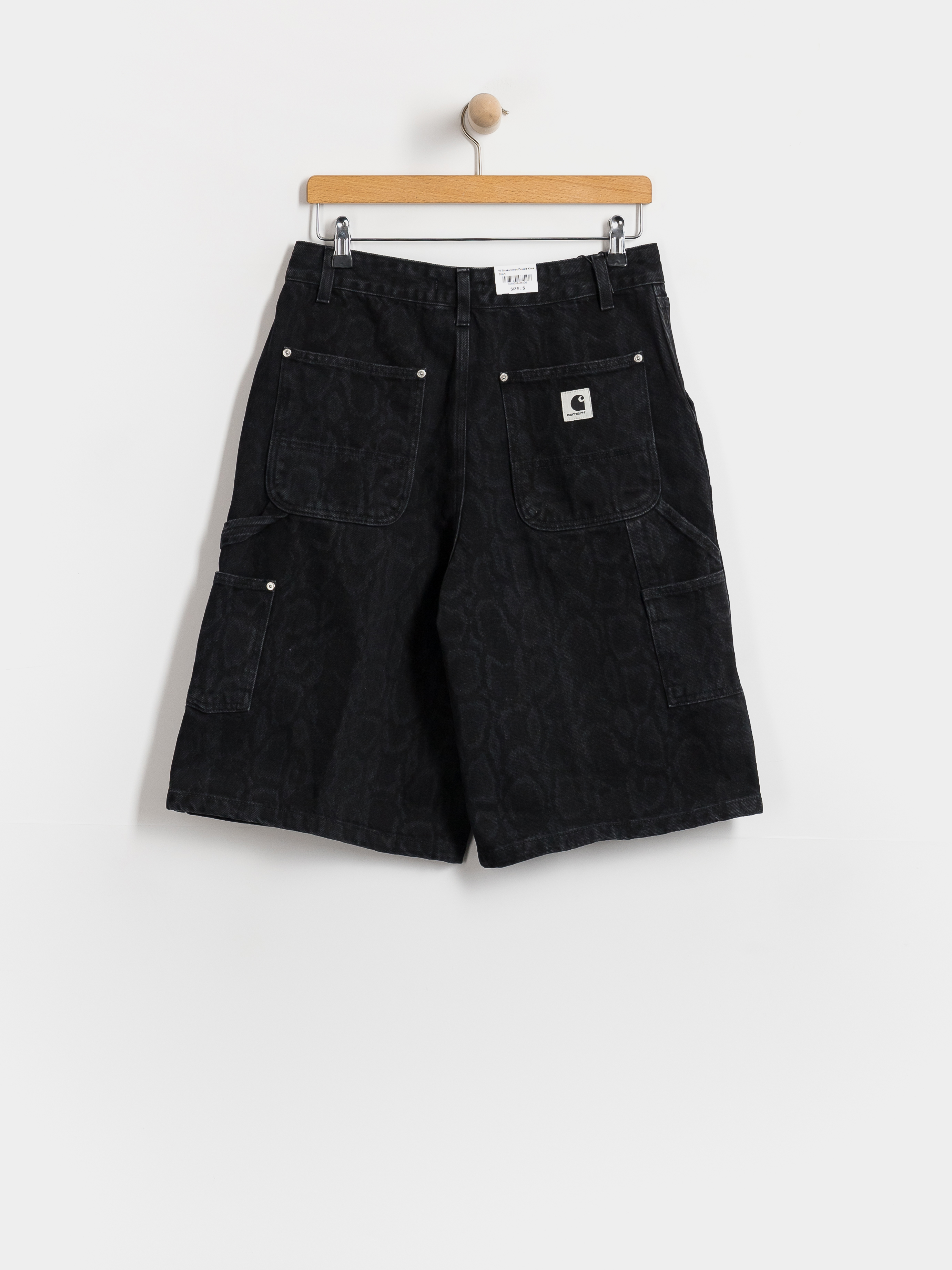 Шорти Carhartt WIP Snake Nixon Double Knee Wmn (snake camo/black)