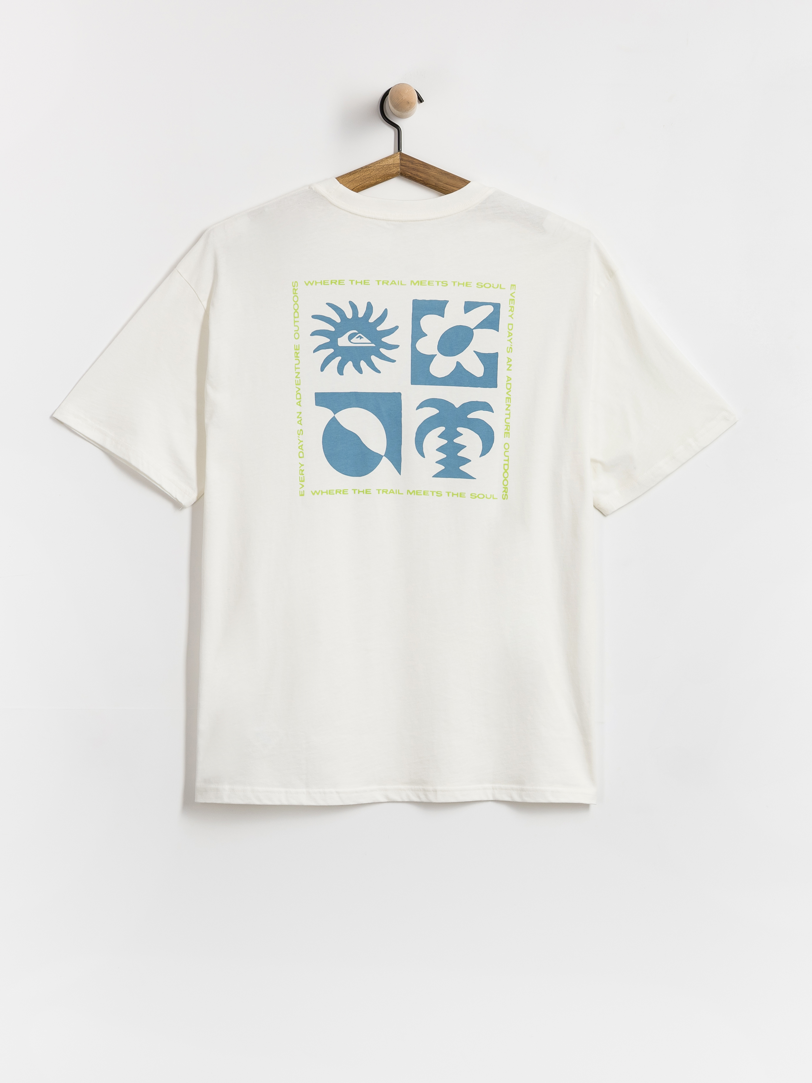Футболка Quiksilver Evo Blossom Of Peace (snow white)