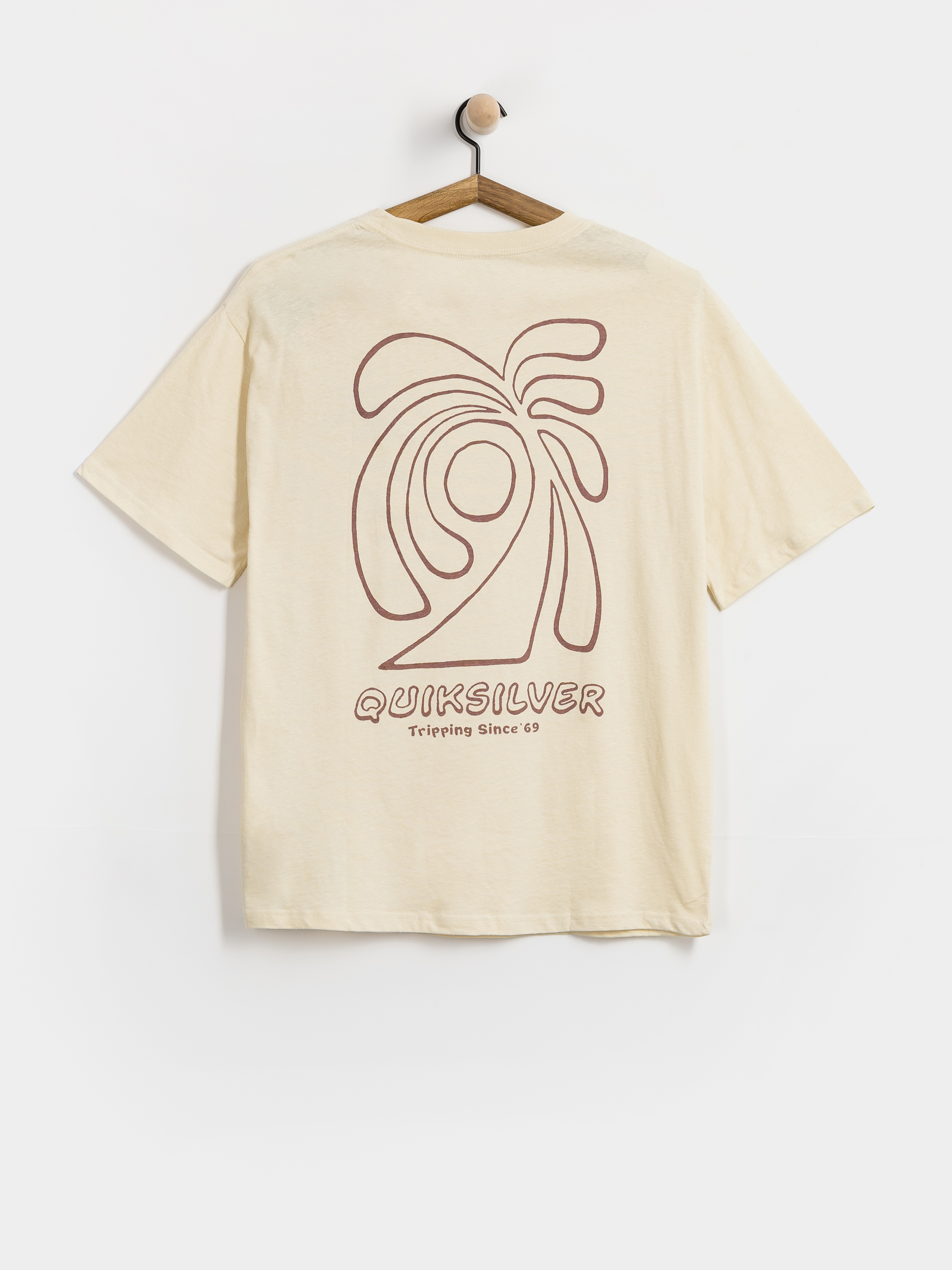 Футболка Quiksilver Curve Palm (bone white)