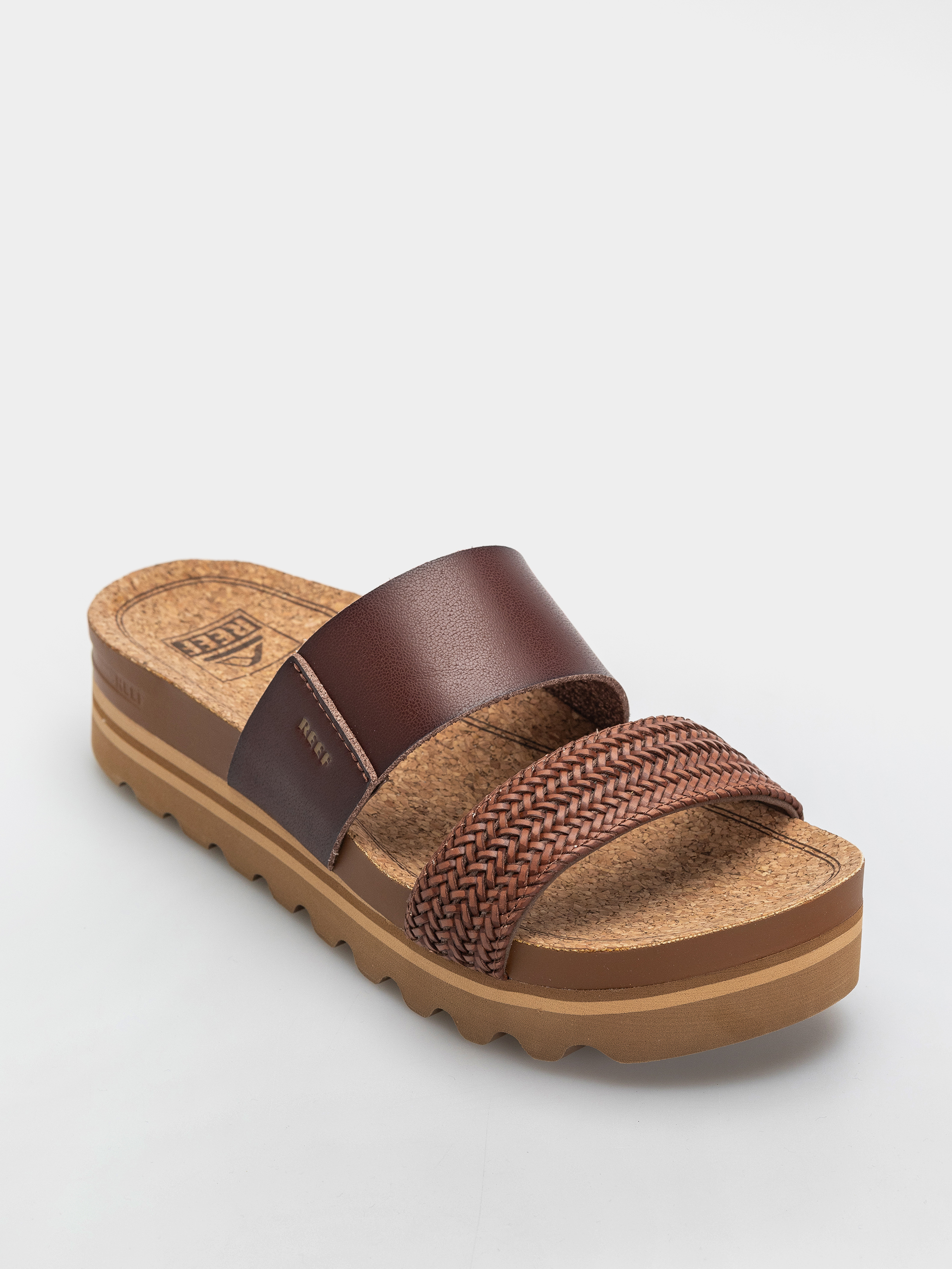 Шльопанці Reef Cushion Vista Hi Wmn (chocolate braid)