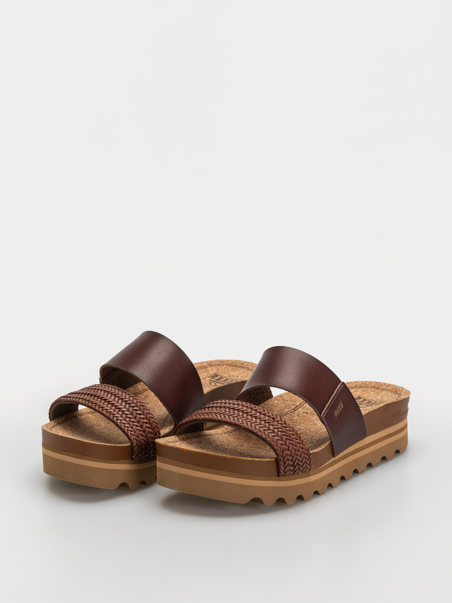 Шльопанці Reef Cushion Vista Hi Wmn (chocolate braid)