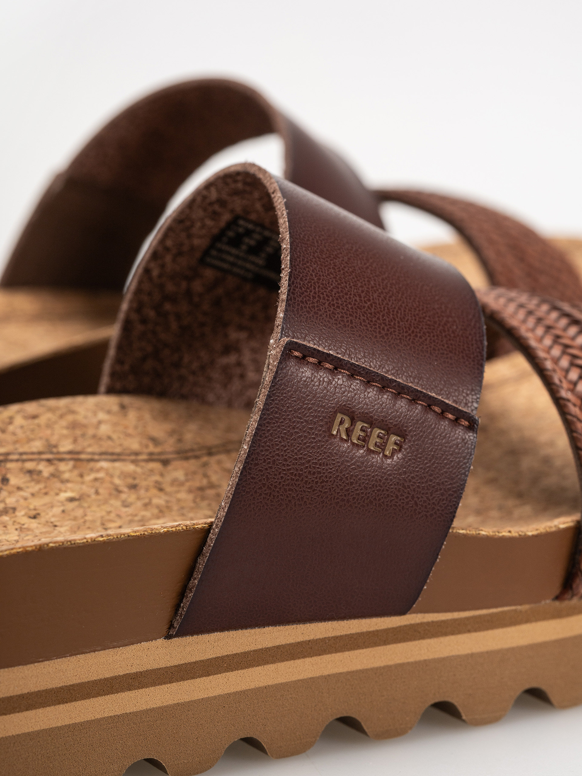 Шльопанці Reef Cushion Vista Hi Wmn (chocolate braid)