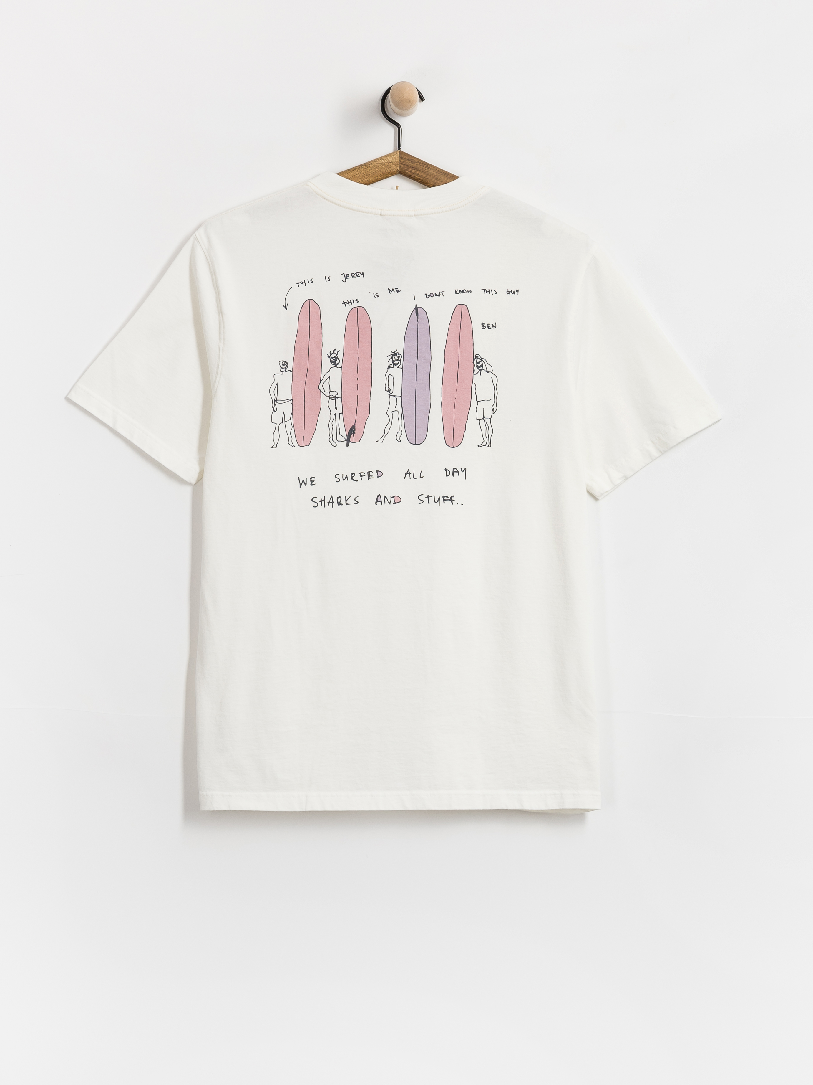 Футболка Surf Inc Friends (vintage white)