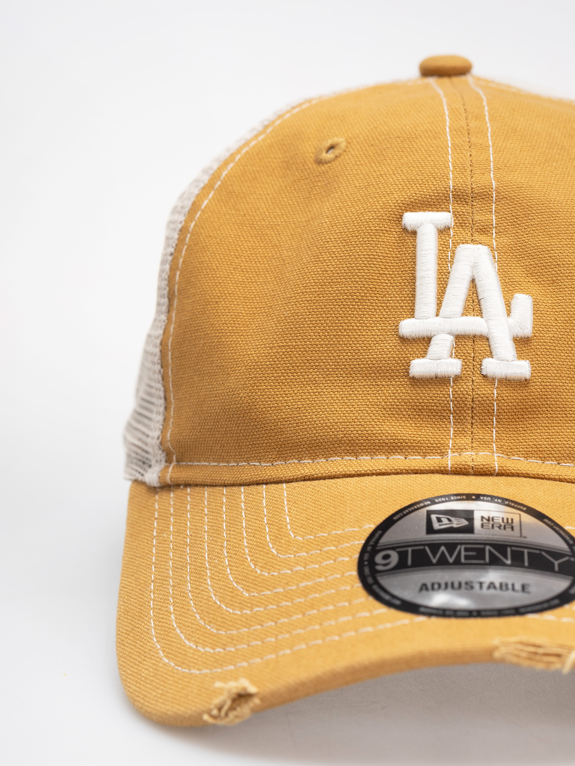 Кепка New Era Cotton Canv 9Twenty Trucker Los Angeles Dodgers (dark ochre)