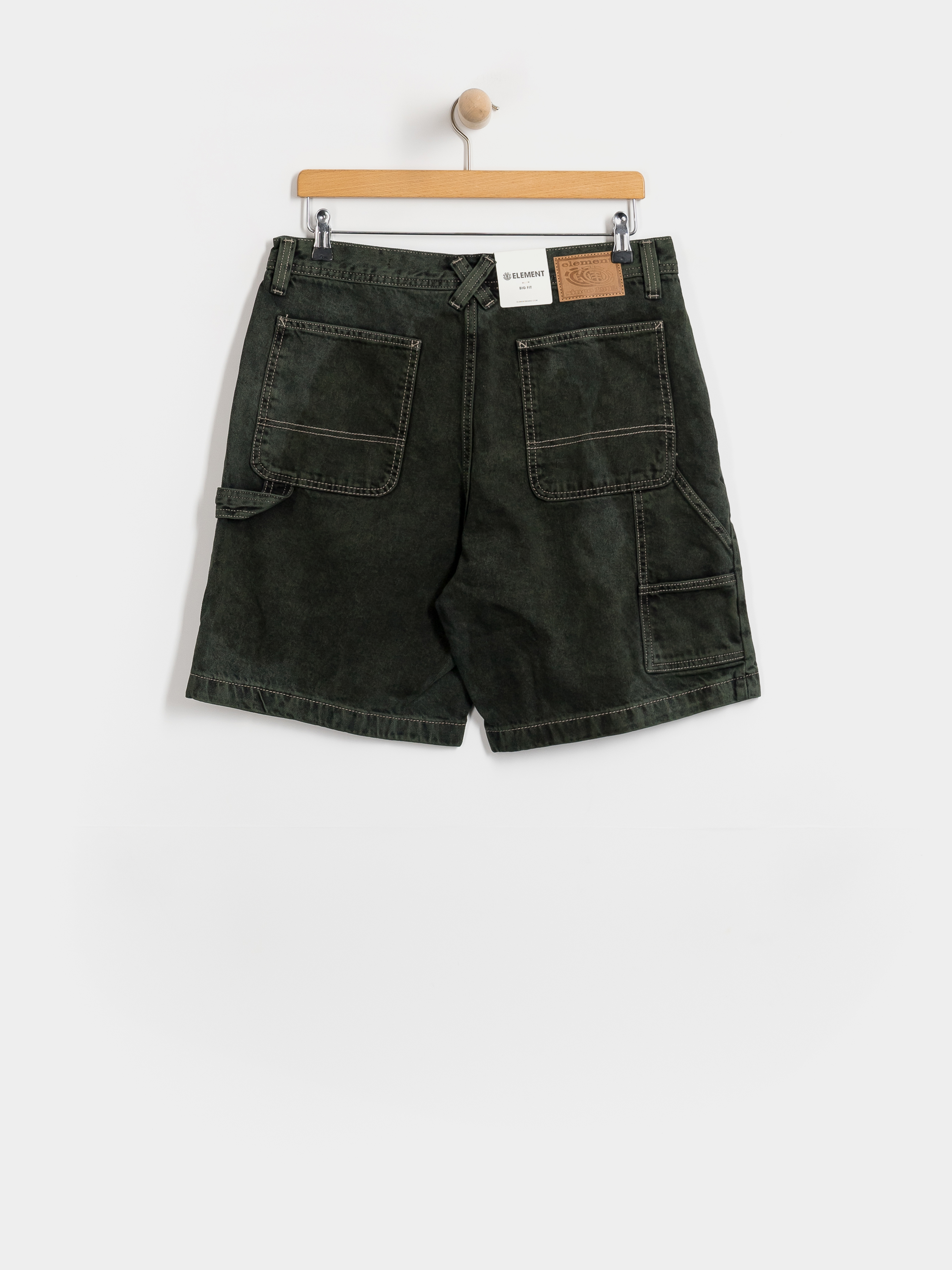 Шорти Element Big Carpenter Denim Wk (black green tint)