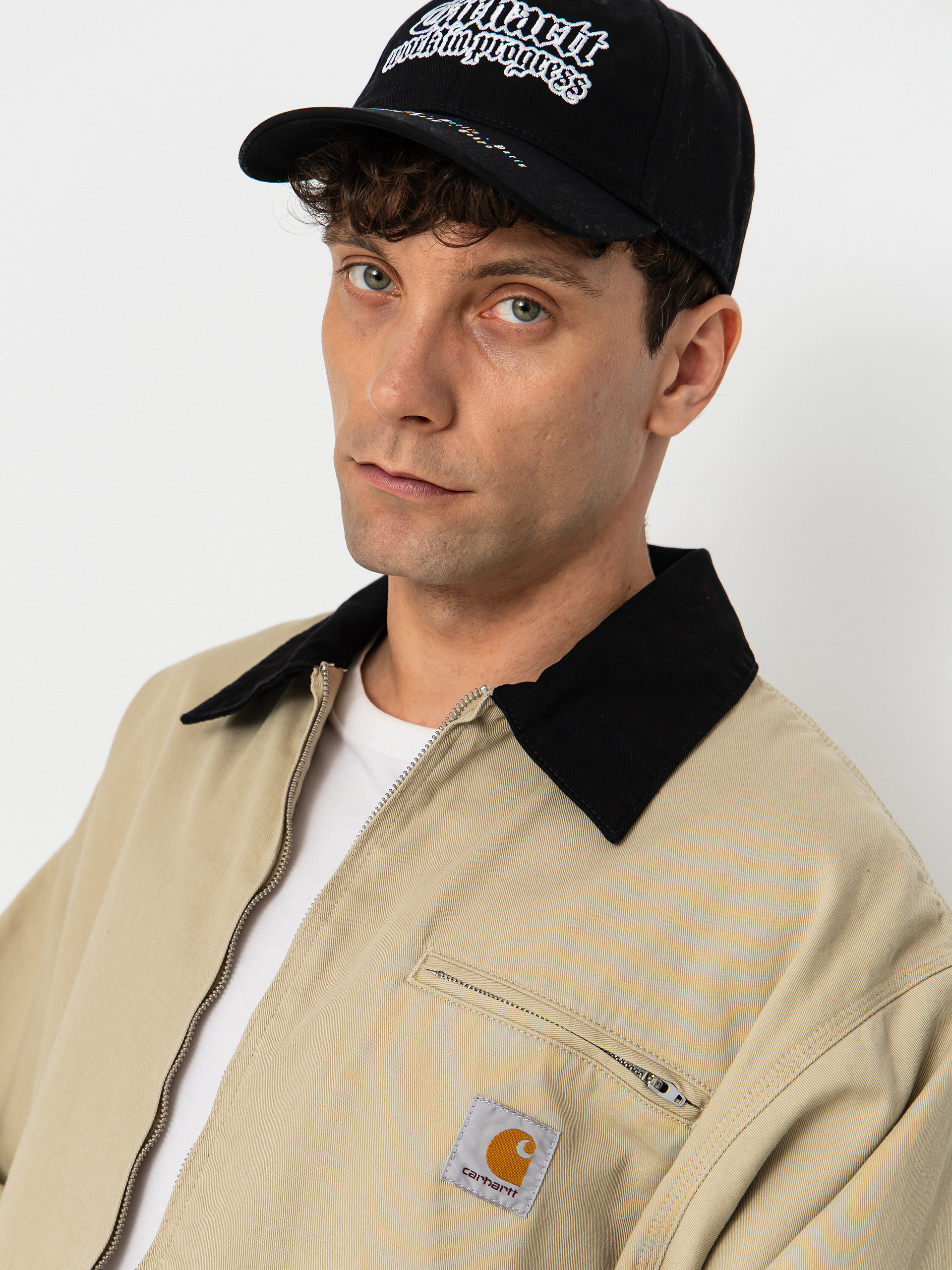 Куртка Carhartt WIP OG Detroit (barchan/black)