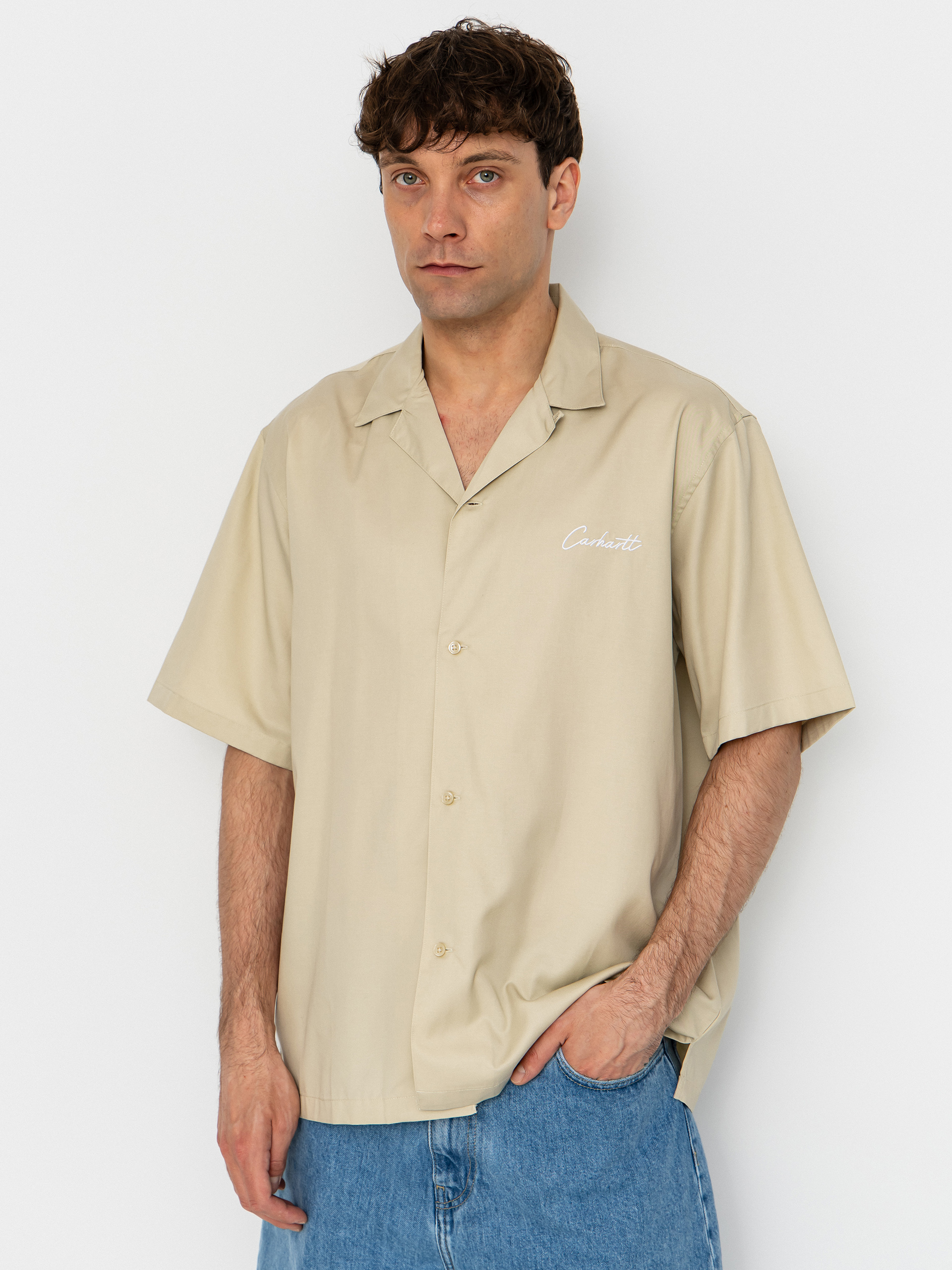 Сорочка Carhartt WIP Delray (stone/white)