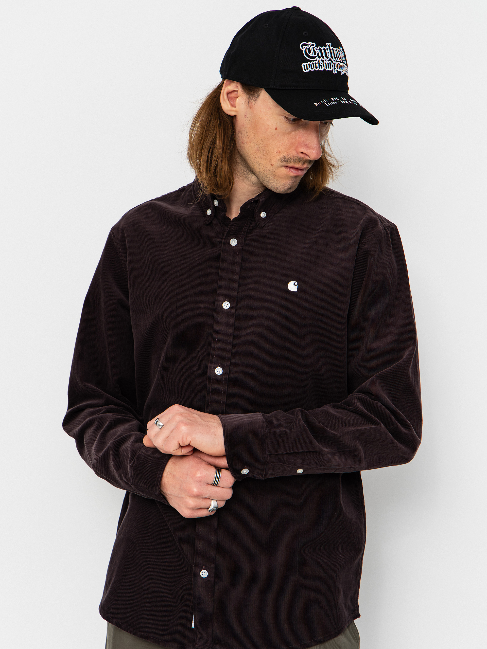 u0421u043eu0440u043eu0447u043au0430 Carhartt WIP Madison Fine Cord (shale/wax)