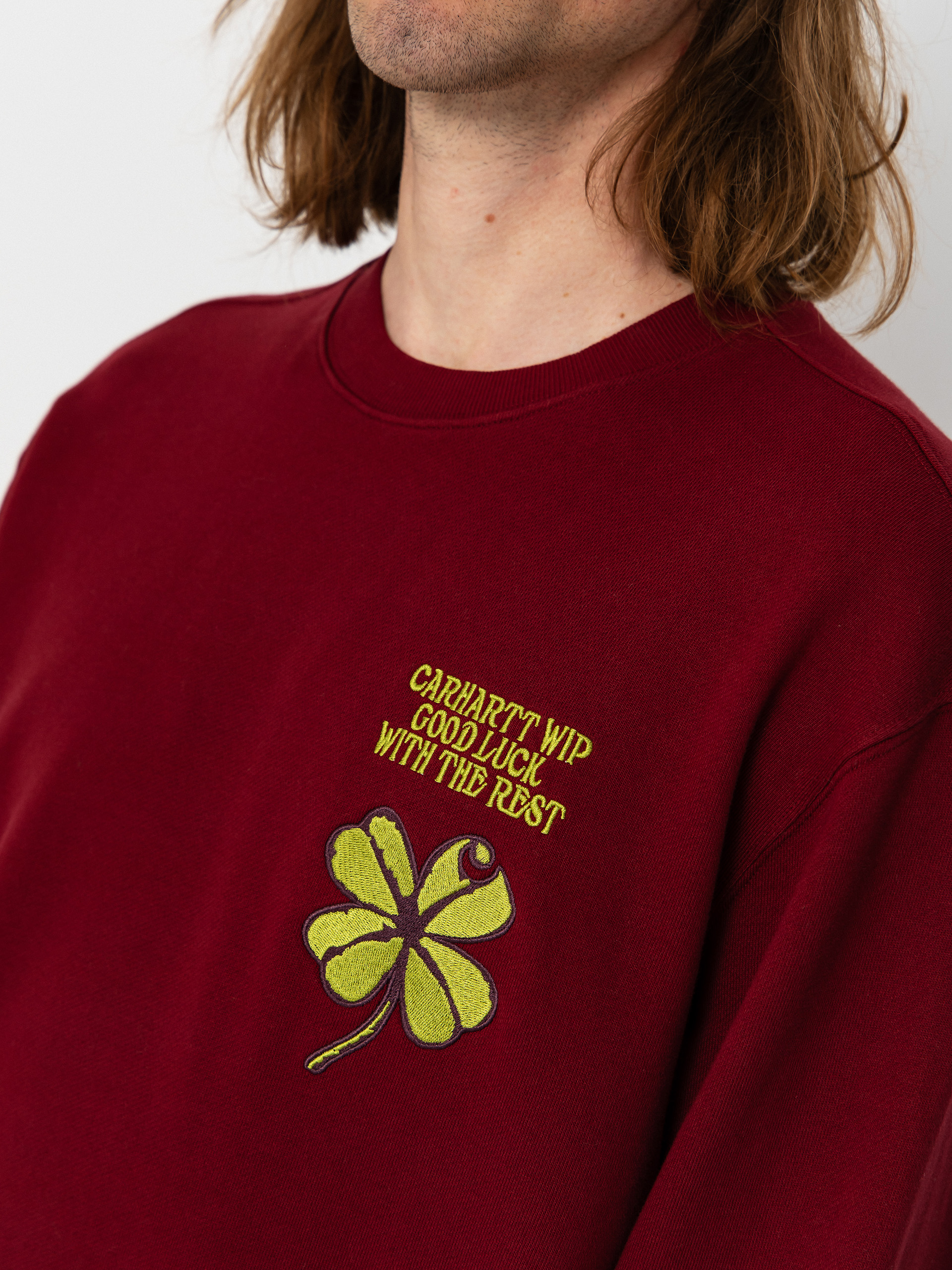 Світшот Carhartt WIP Clover (marsala)