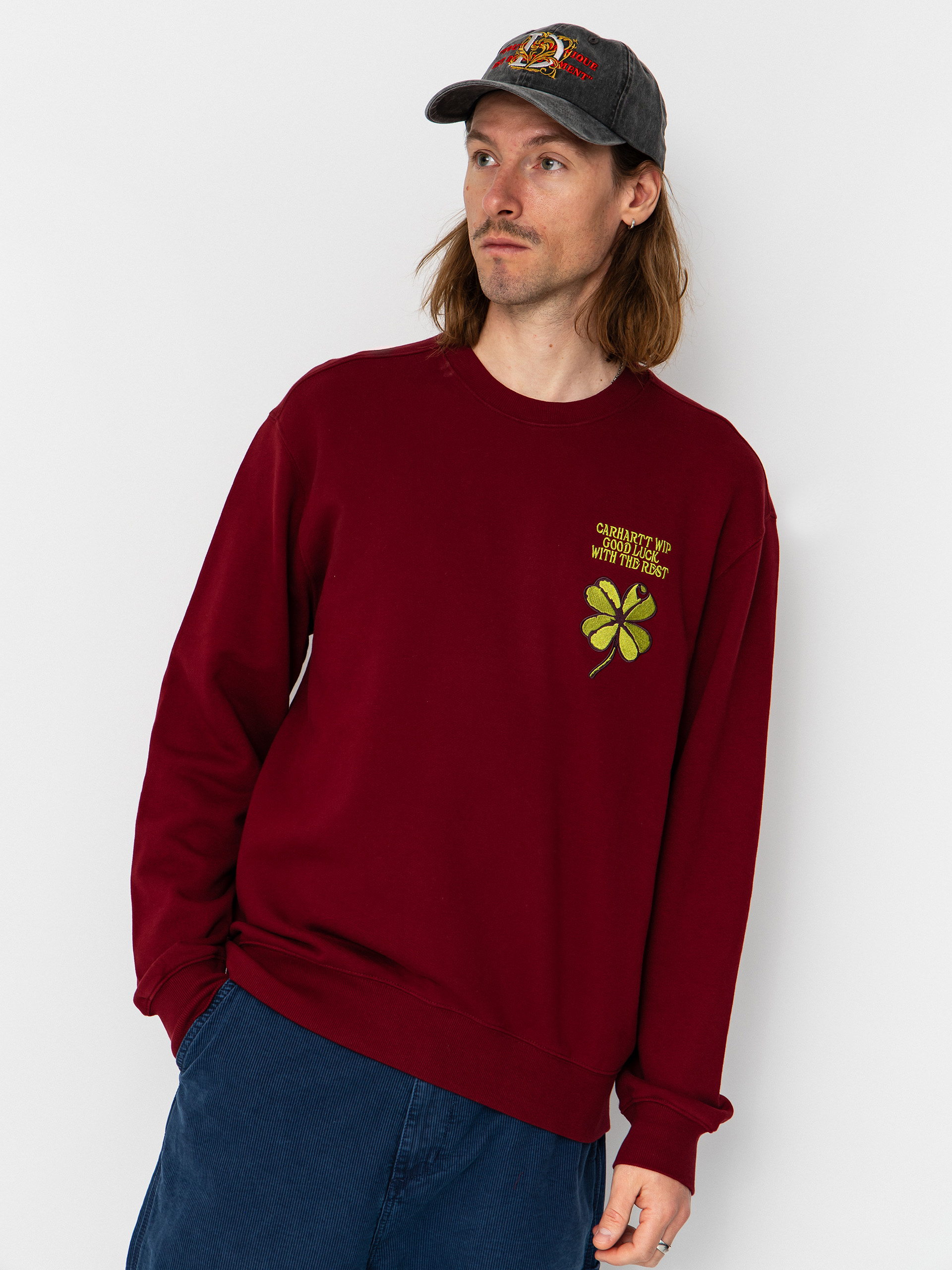 u0421u0432u0456u0442u0448u043eu0442 Carhartt WIP Clover (marsala)