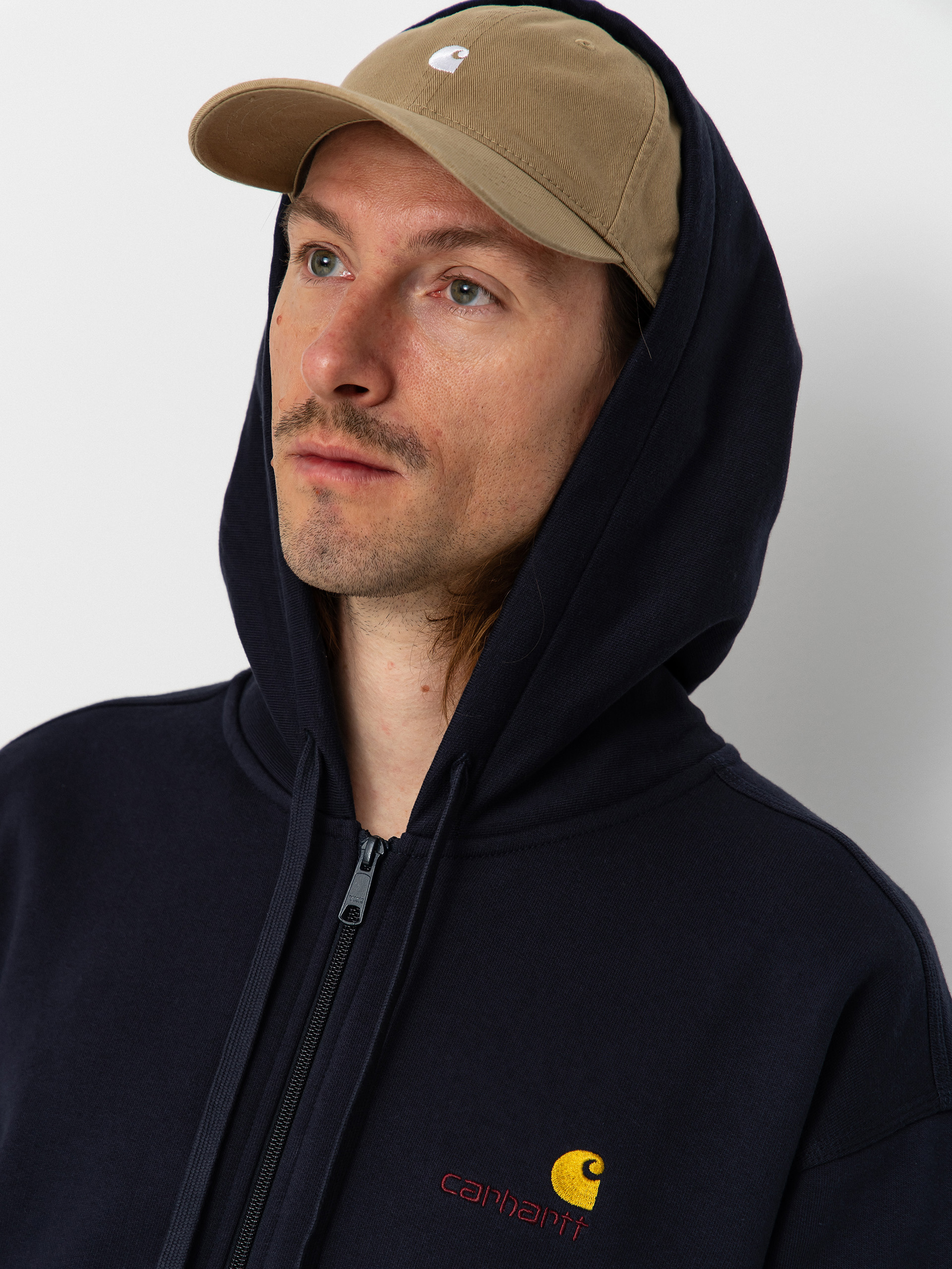 Худі Carhartt WIP American Script ZHD (deep night)