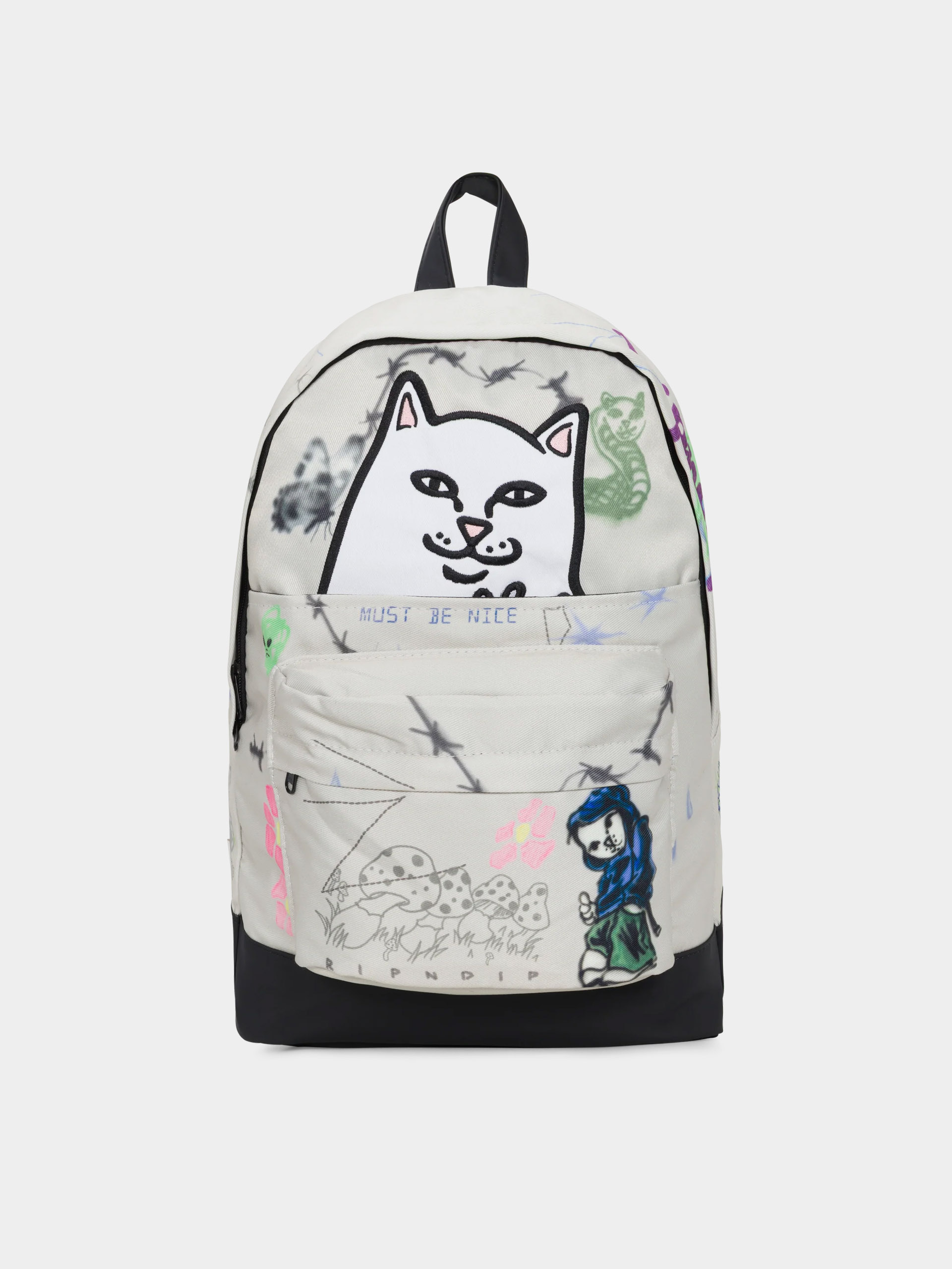 Рюкзак RipNDip Goosebumps Velcro (bone)
