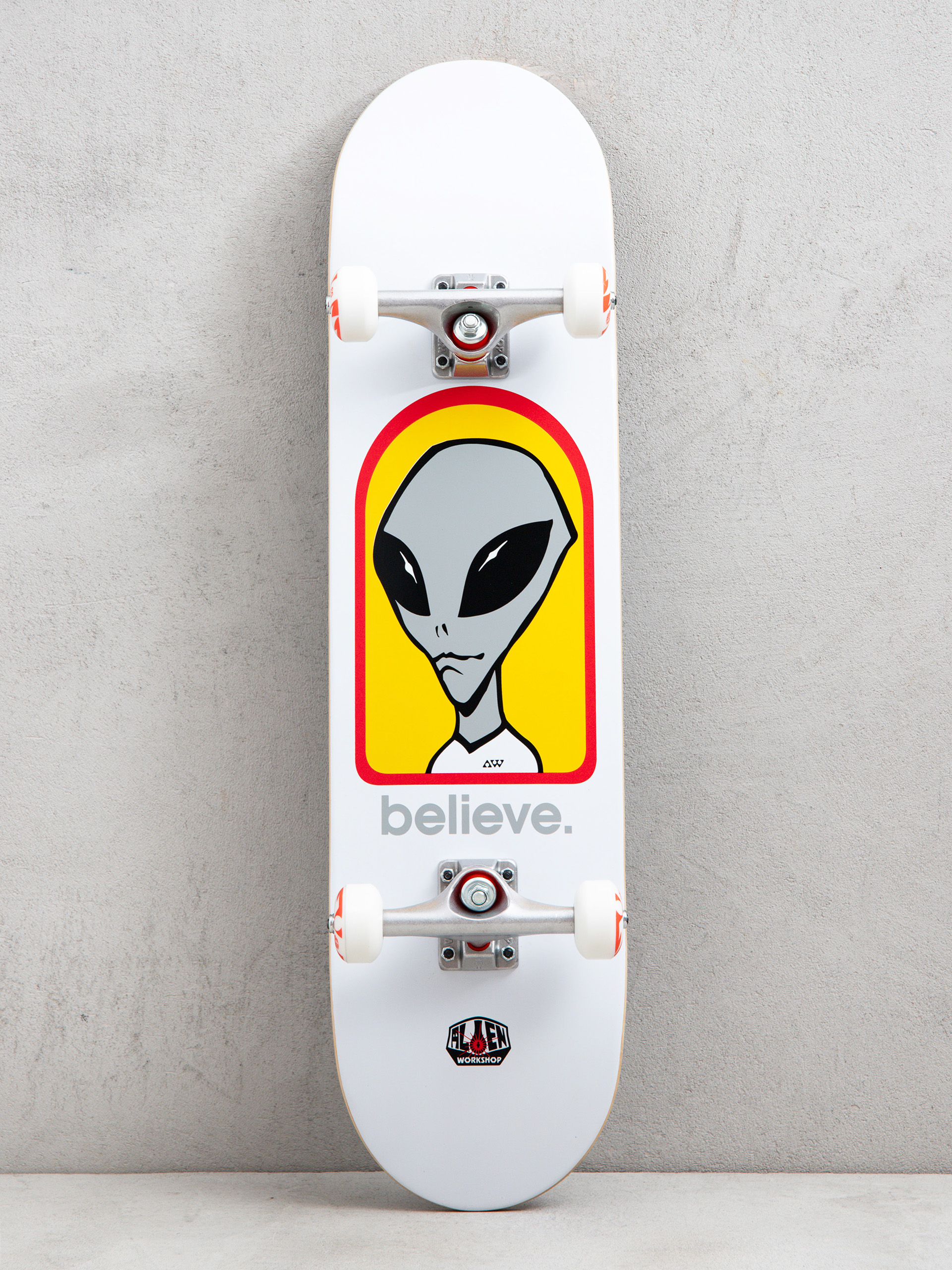 Скейтборд Alienworkshop Believe (white)