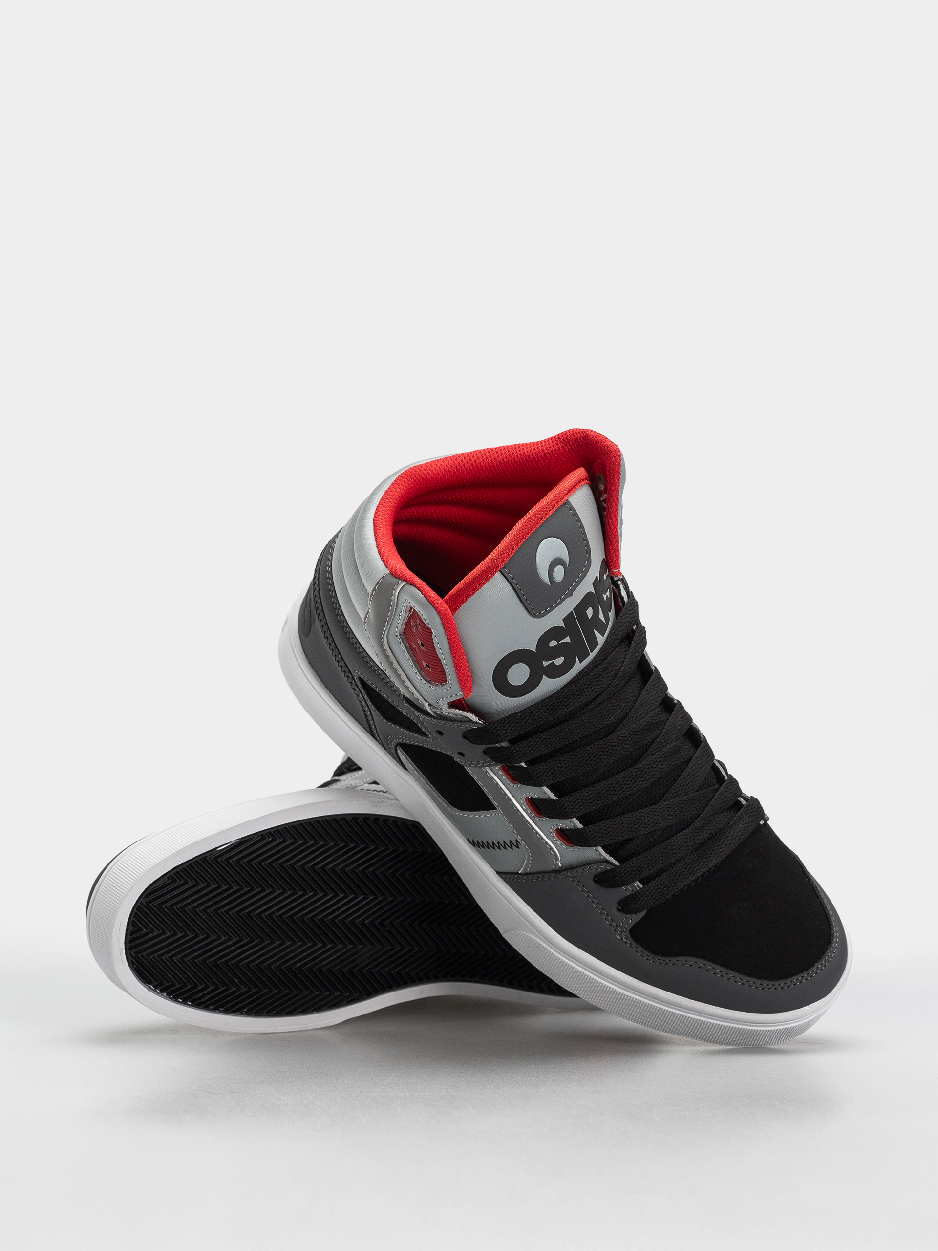 Взуття Osiris Clone (black/grey/red)